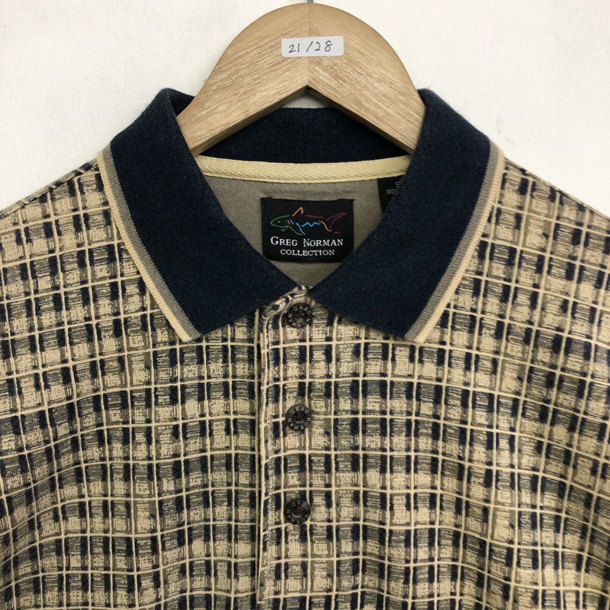 Greg Norman Vintage Greg Norman Collection Motive Pattern Polo Tee Size US S / EU 44-46 / 1 - 4 Thumbnail