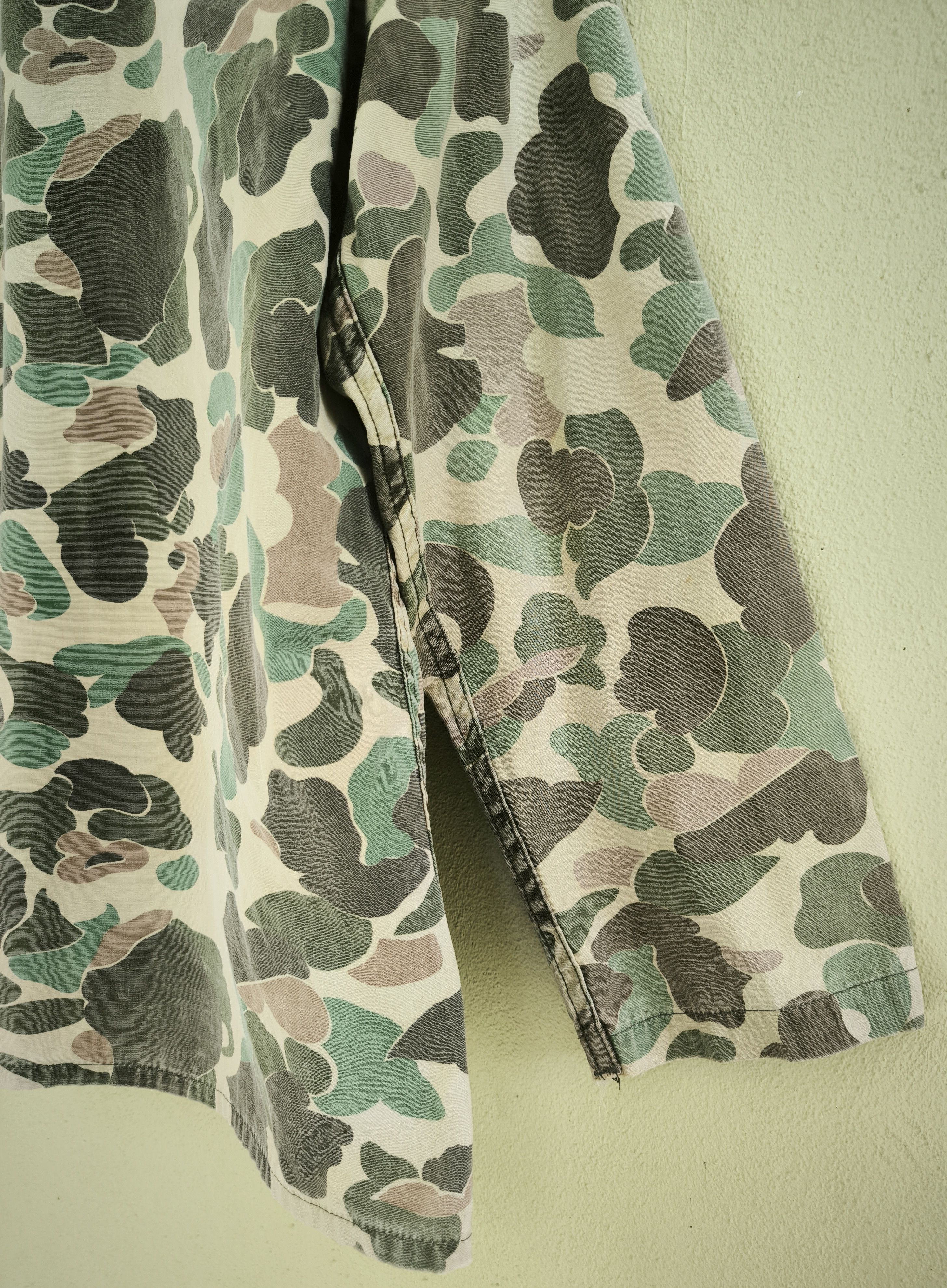 Sears Vtg 70's SEARS, ROEBUCK AND CO duck camo hunting jacket Size US L / EU 52-54 / 3 - 12 Thumbnail