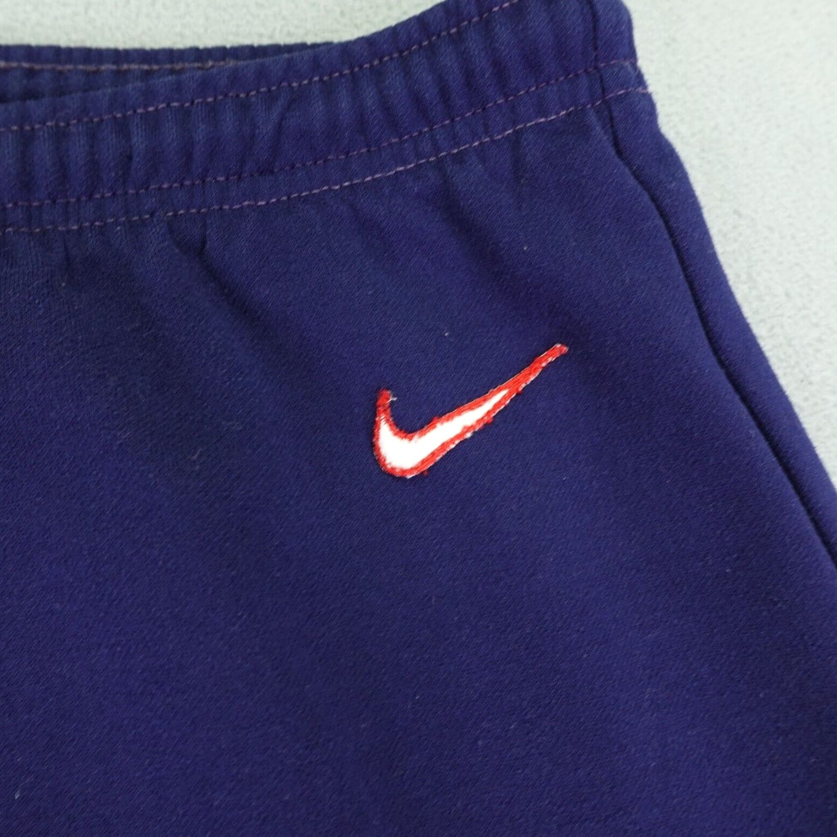Nike VINTAGE Nike Pants Large Blue Track Sweats Ankle Zip Tapered 90s Mens Size US 39 - 4 Thumbnail