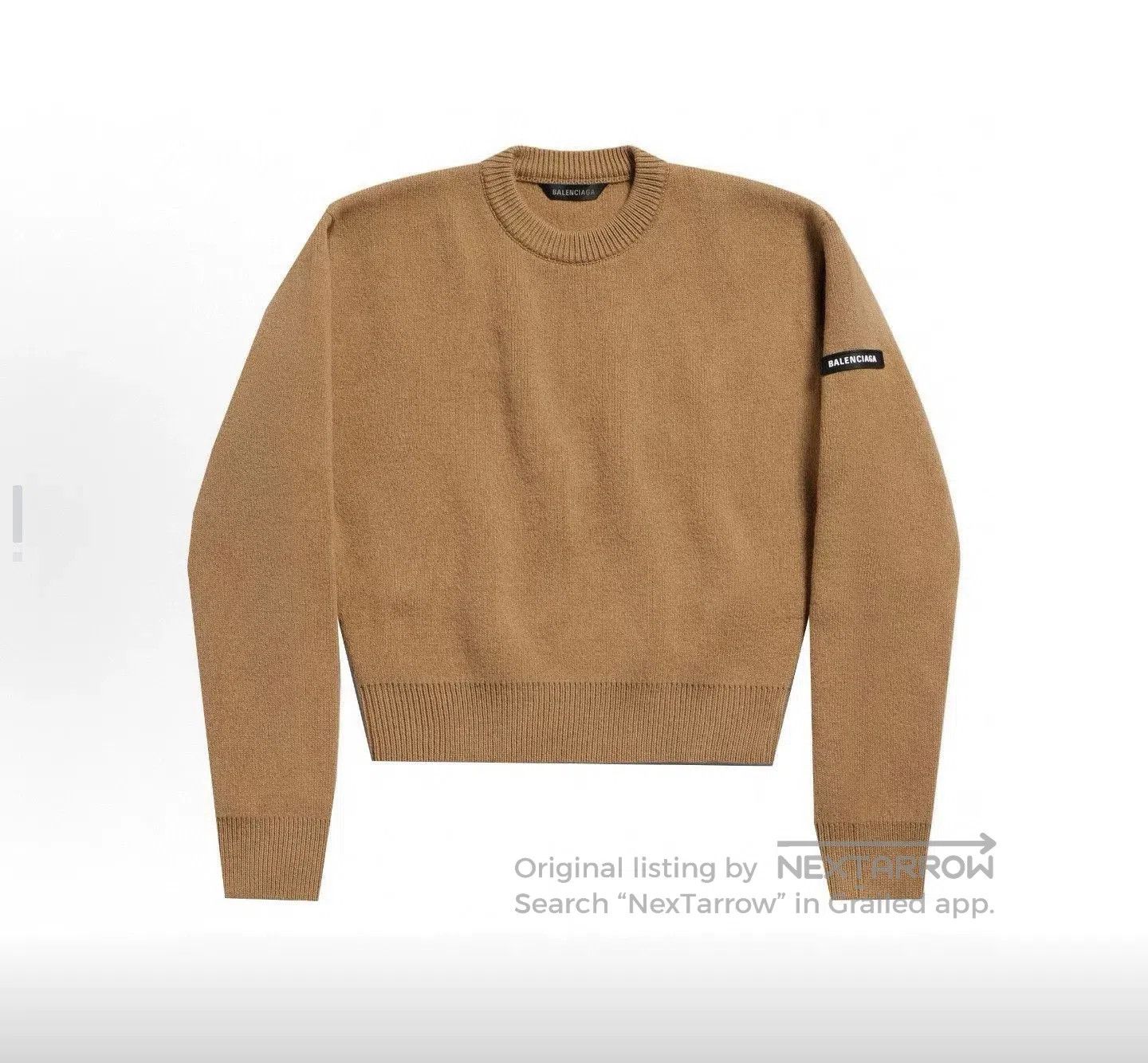 Balenciaga Balenciaga Wool Ribbed Crewneck Sweater. Size US M / EU 48-50 / 2 - 1 Thumbnail