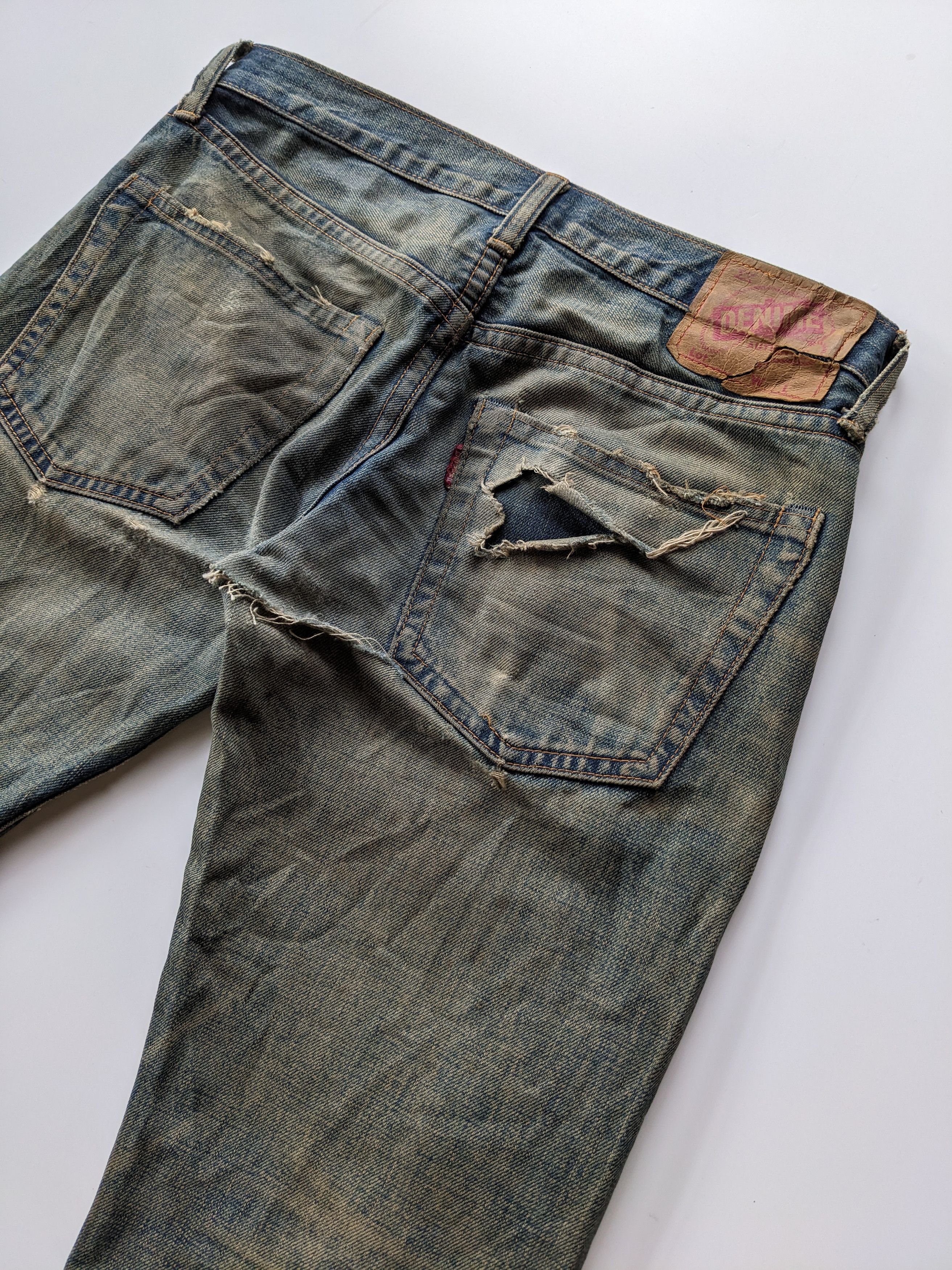 Denime Vintage DENIME rusty distressed selvedge jeans Size US 31 - 1 Thumbnail