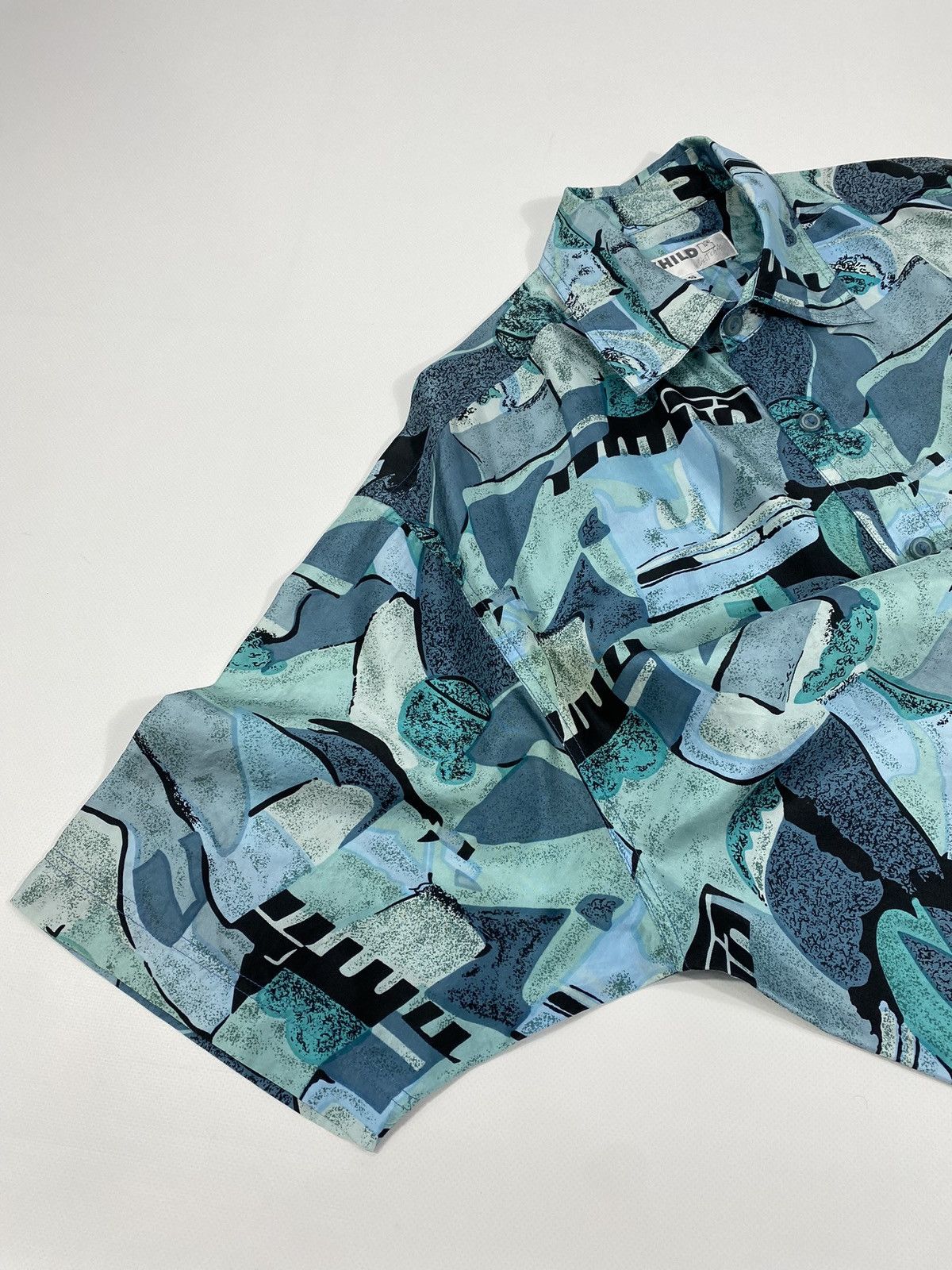 Vintage Vintage 90s Silk Crazy Abstract Hawaiian Festival Shirt Size US L / EU 52-54 / 3 - 6 Thumbnail