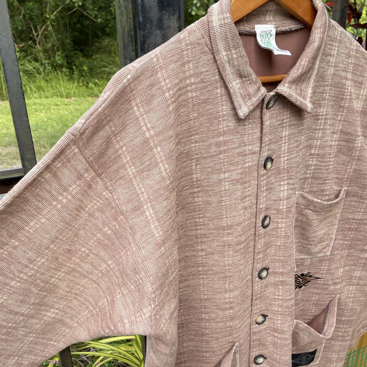 Other 🔥Vintage 90s Surf Boarder Mandarin Styles Casual Jacket Size US M / EU 48-50 / 2 - 5 Thumbnail
