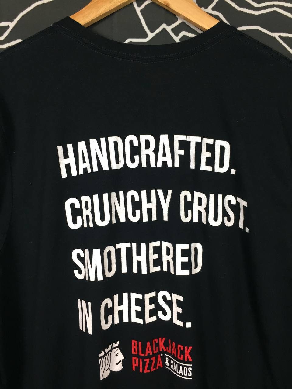 Vintage Blackjack Pizza & Salad Restaurants Souvenir Tee Size US XL / EU 56 / 4 - 3 Thumbnail