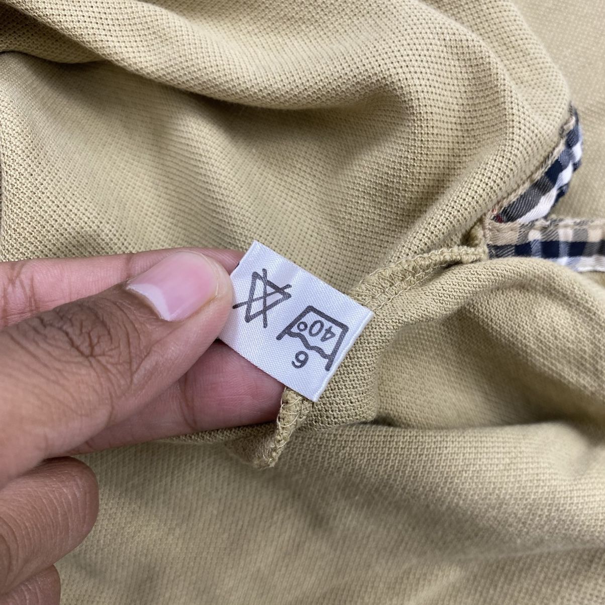 Burberry Vintage Burberrys London Nova Check Long Polo Shirt Size US M / EU 48-50 / 2 - 8 Thumbnail