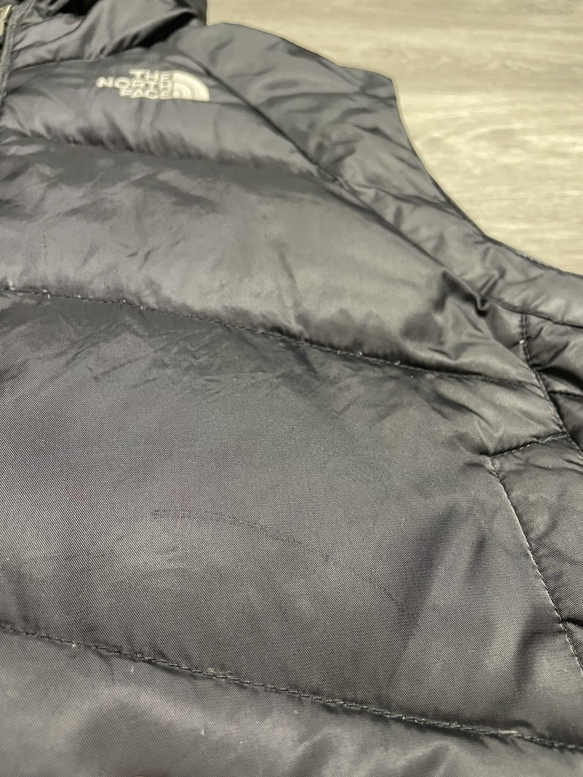 The North Face The North Face 550 Goose Down Vest Black Hooded Puffer Size M / US 6-8 / IT 42-44 - 13 Thumbnail