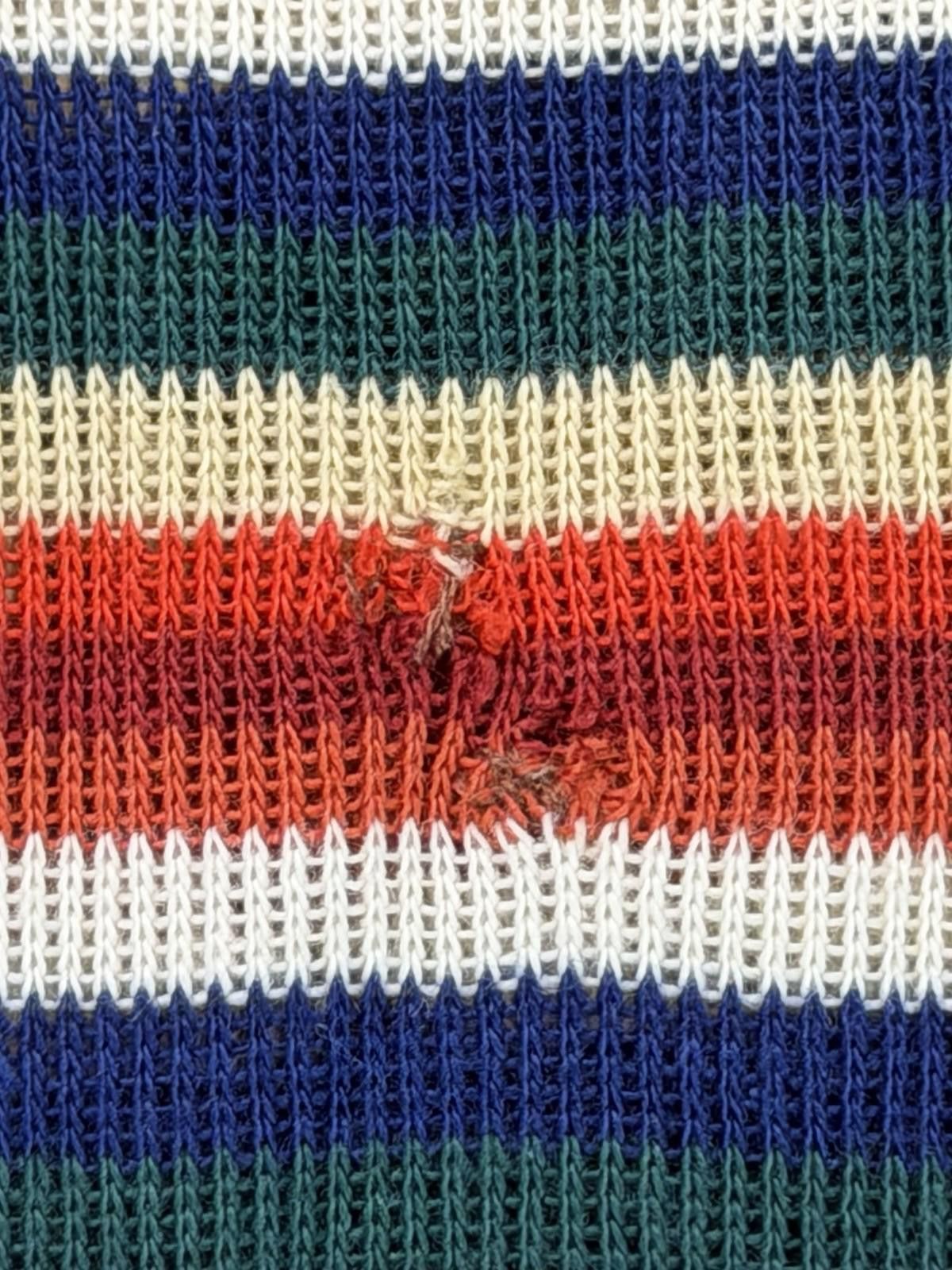 Hang Ten 1960’s Hang Ten Ribbed Turtleneck Rainbow Stripes Knit Size M / US 6-8 / IT 42-44 - 8 Thumbnail