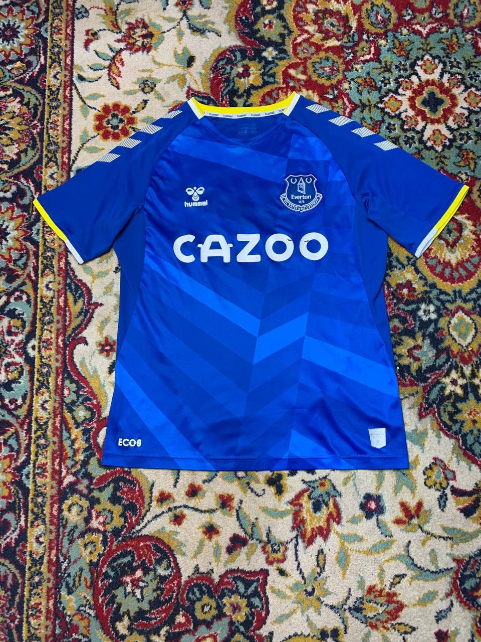 Vintage 2021-22 Everton Home Shirt Soccer Jersey Richarlison Size M Size US M / EU 48-50 / 2 - 1 Thumbnail