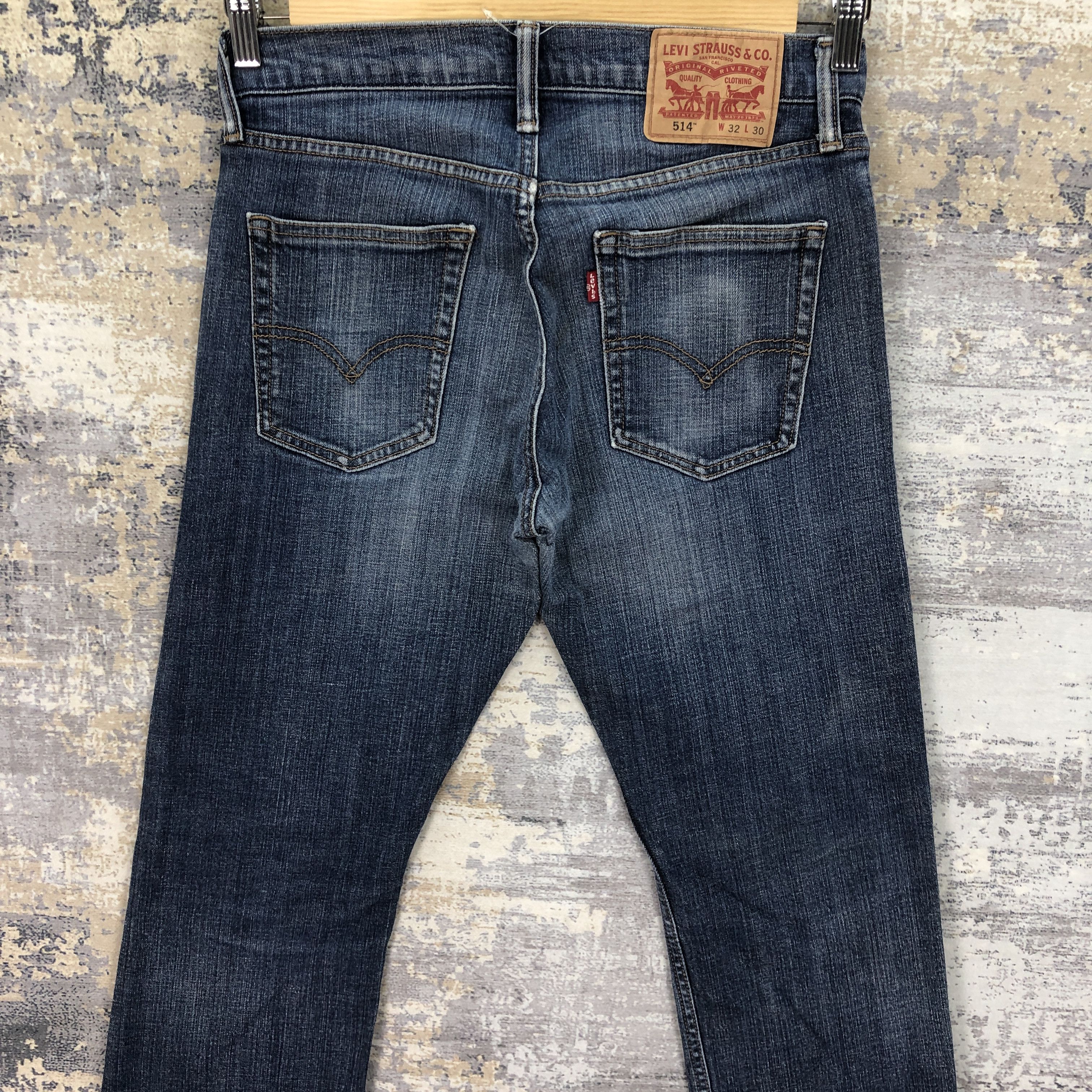 Levi's Vintage Y2K Levis 514 Faded Jeans Levi's Straight Denim Size 28" / US 6 / IT 42 - 4 Thumbnail