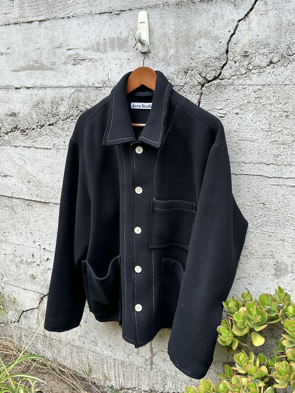 Acne Studios RARE GRAIL Acne Studios contrast stitch jacket Size US XL / EU 56 / 4 - 1 Thumbnail