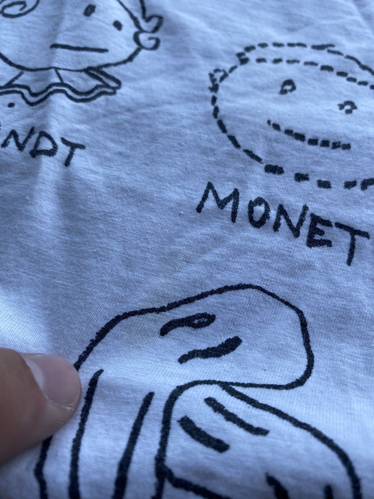 Other 90s Histoire De L’ Art Van Gogh De Vinci Picasso Style Tee Size US M / EU 48-50 / 2 - 13 Thumbnail