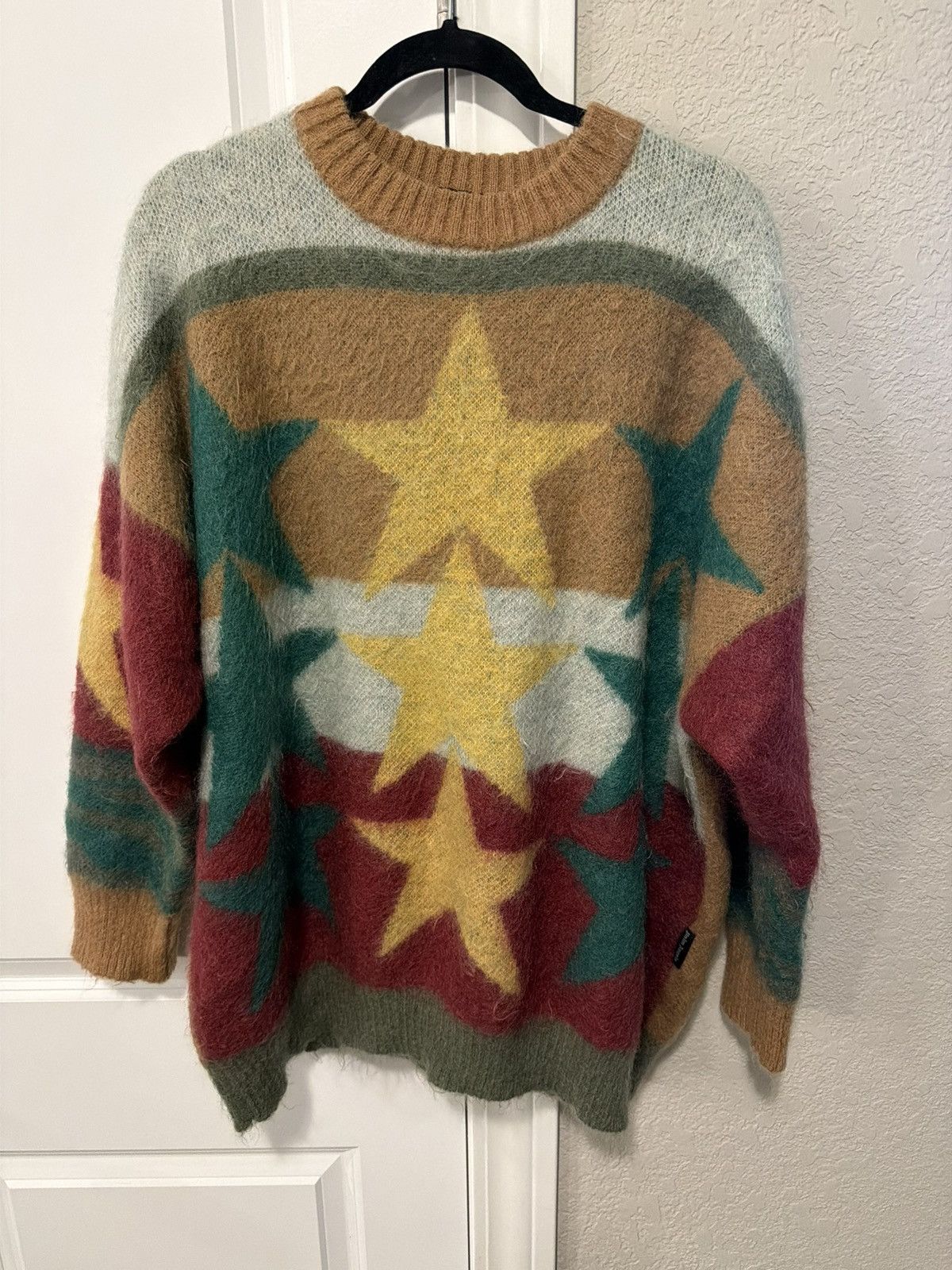 Palm Angels 🧥 Palm Angels Stars Mohair Sweater (Size MED) – SOLD OUT 🔥 Size US M / EU 48-50 / 2 - 2 Thumbnail