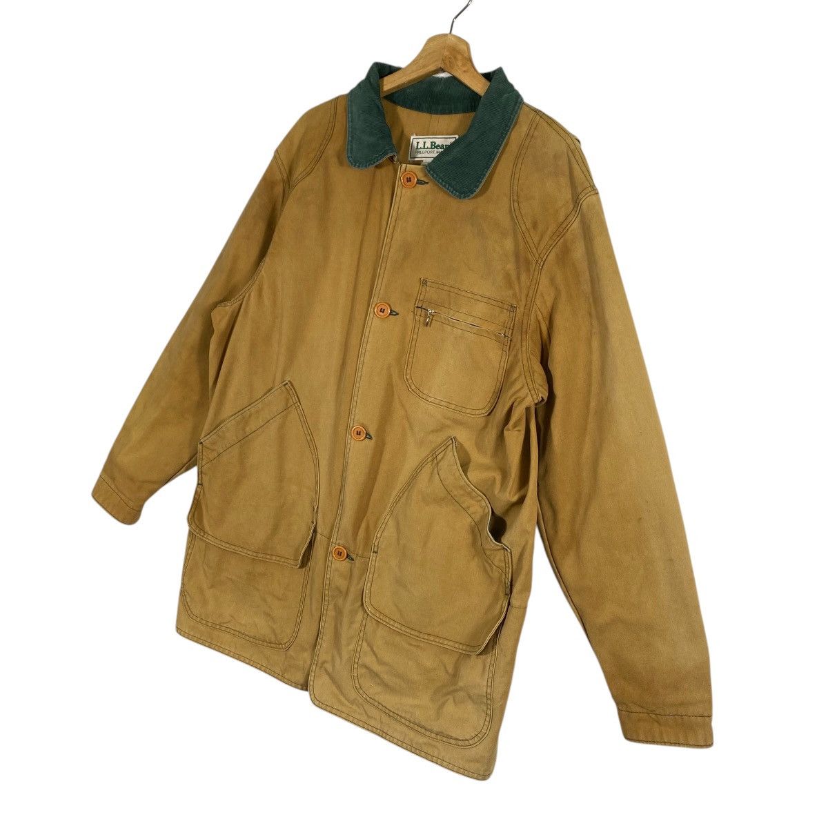 L.L. Bean Vintage 90s LL Bean Chore Jacket Boat Huntting Size US L / EU 52-54 / 3 - 3 Thumbnail
