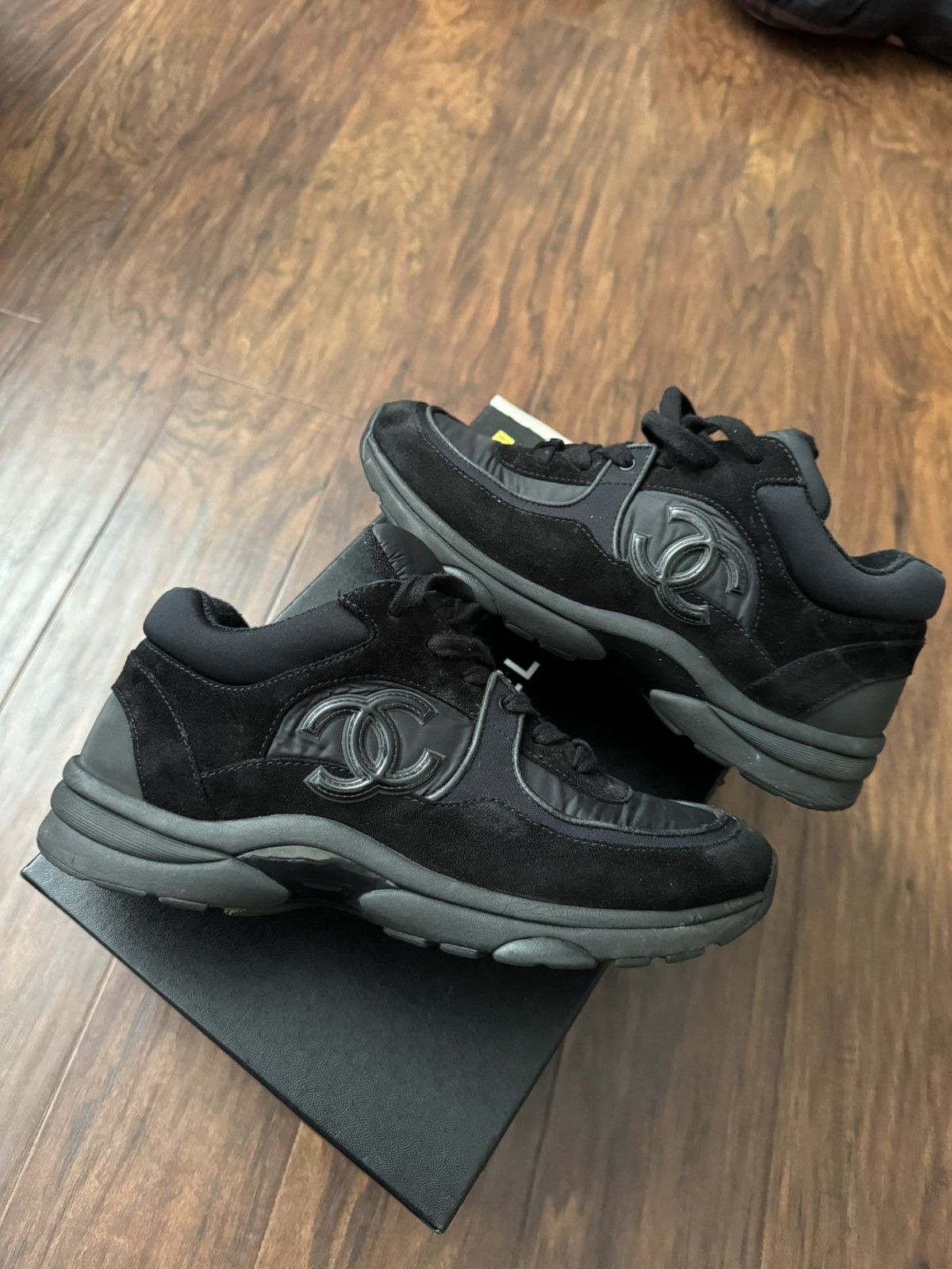 Chanel Black Chanel runners Grailed