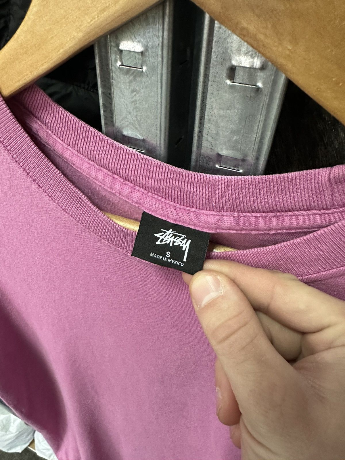 Stussy Vintage Stussy T Shirt Tee Pink Big Logo Baggy Y2K Retro Size US S / EU 44-46 / 1 - 7 Thumbnail