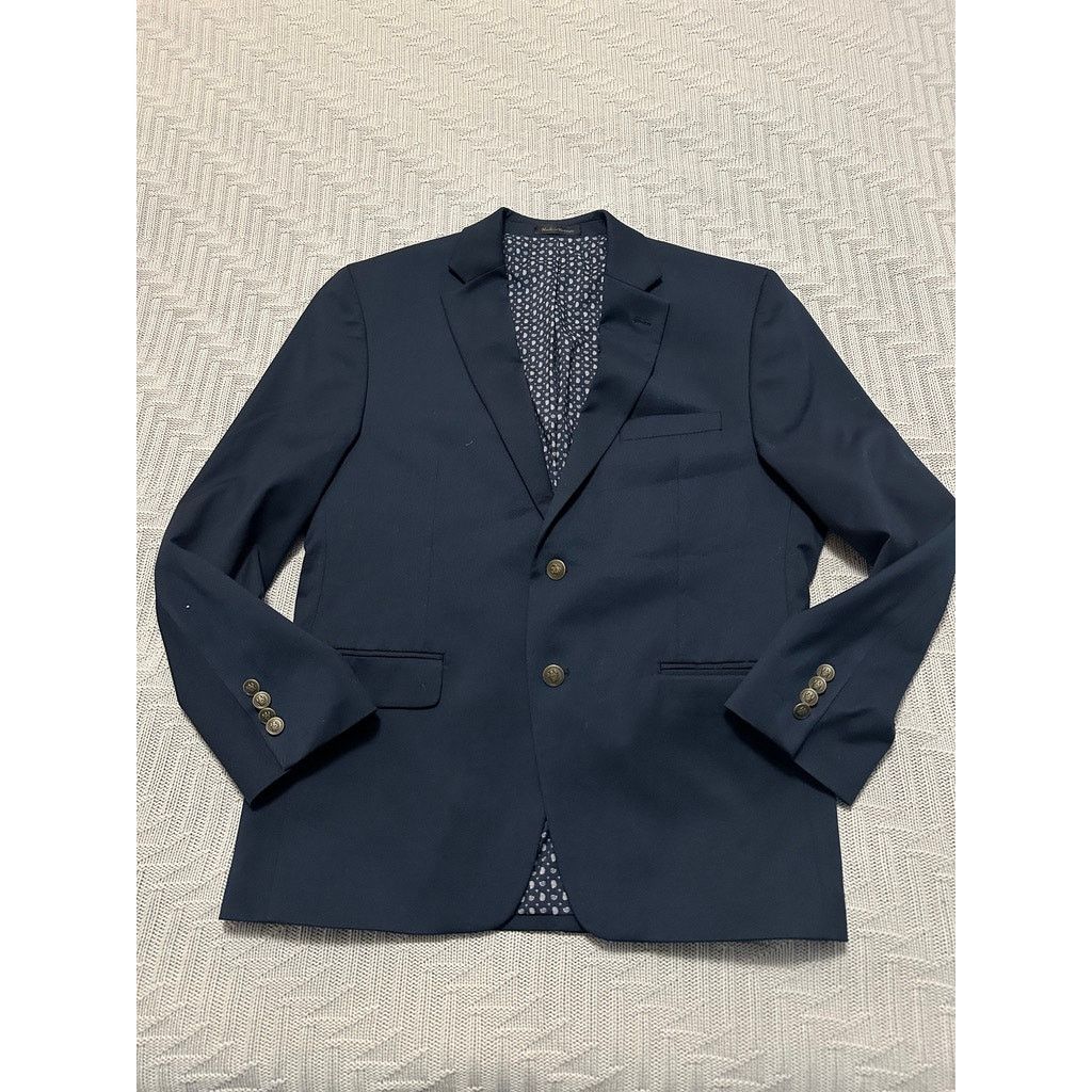 Chaps Chaps navy two button blazer size 40S Size 40S - 1 Thumbnail