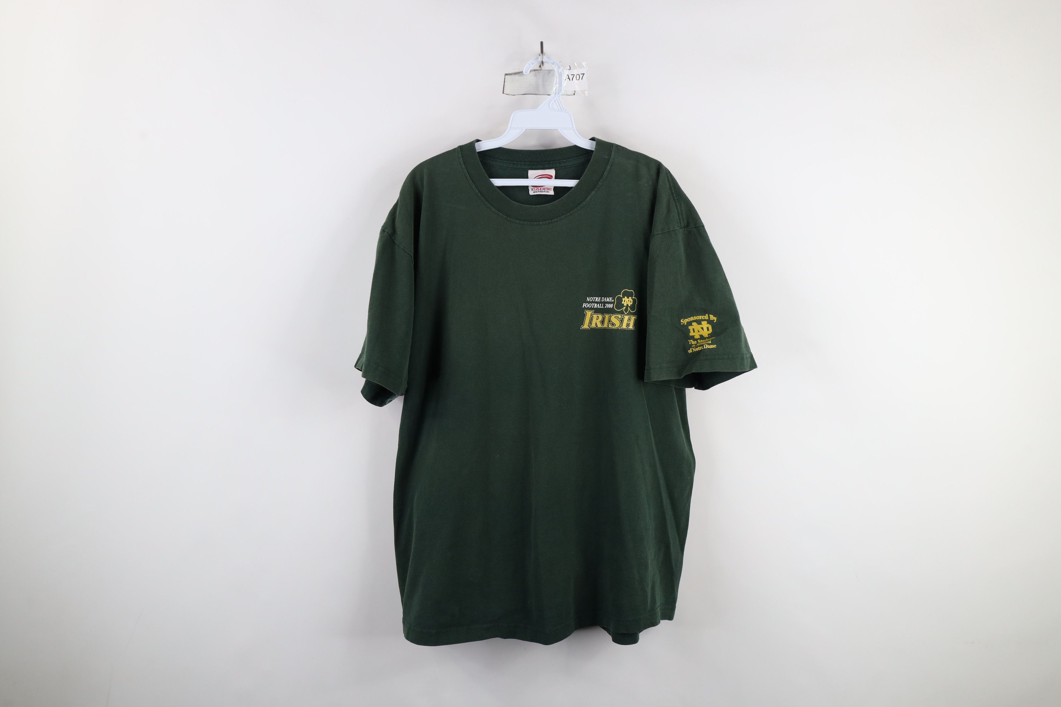 Vintage Vintage Y2K 2000 Dame University Football T-Shirt Green Size US XL / EU 56 / 4 - 1 Thumbnail