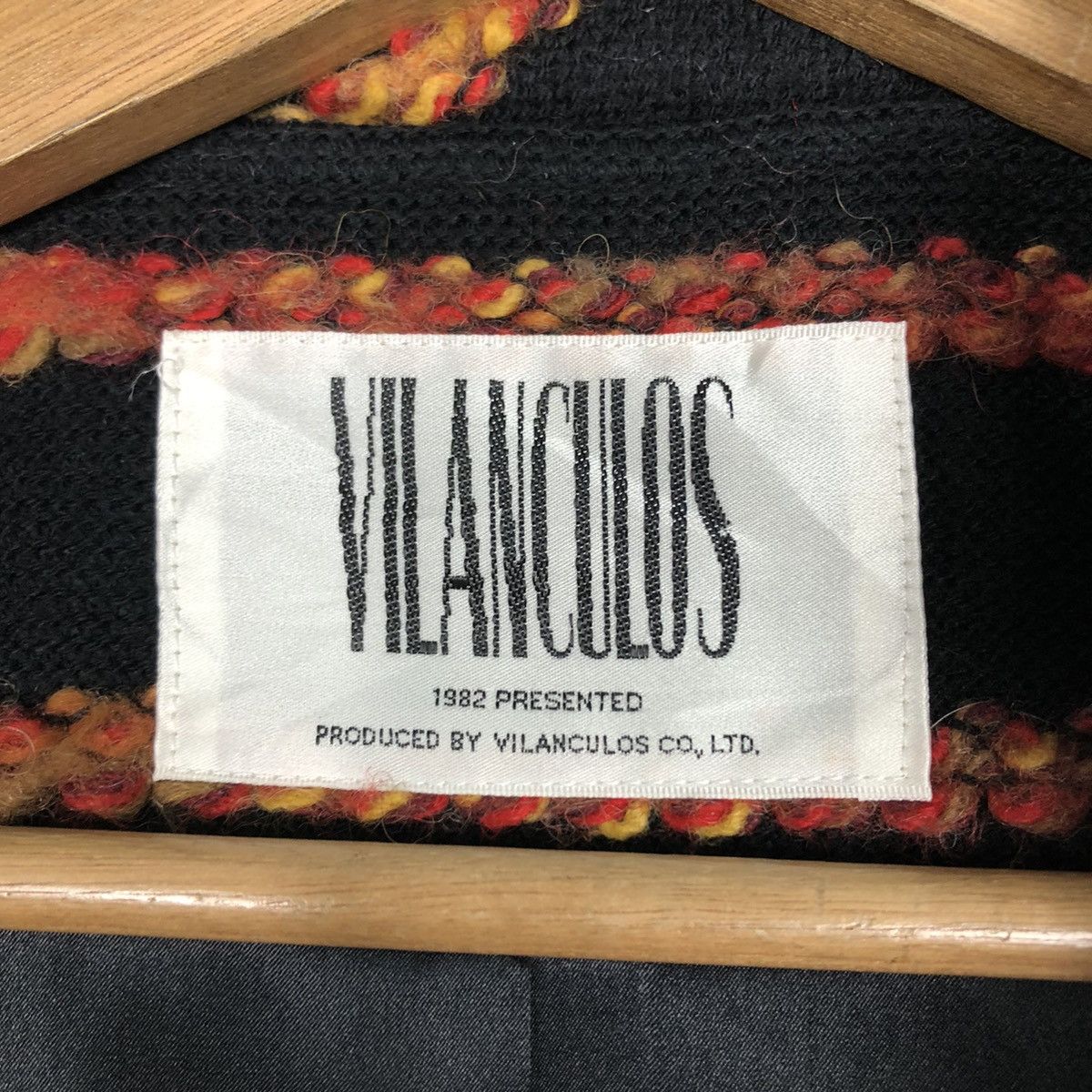Japanese Brand Vilanculos 1982 Presented Multi-Color Bouclé Stripe Coat Size M / US 6-8 / IT 42-44 - 17 Thumbnail