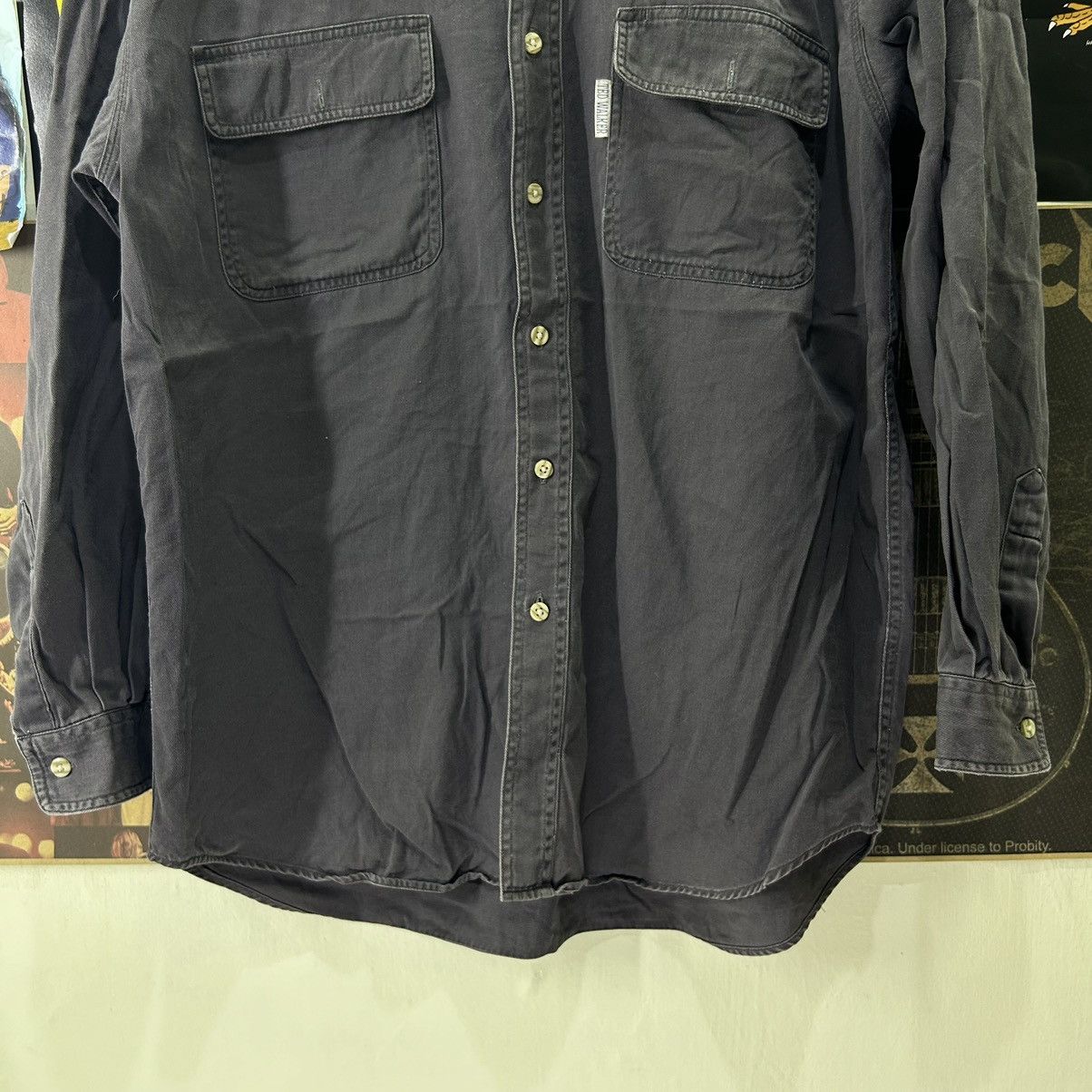 Japanese Brand Vintage Ted Walker Button Down Faded Shirt Size US L / EU 52-54 / 3 - 3 Thumbnail