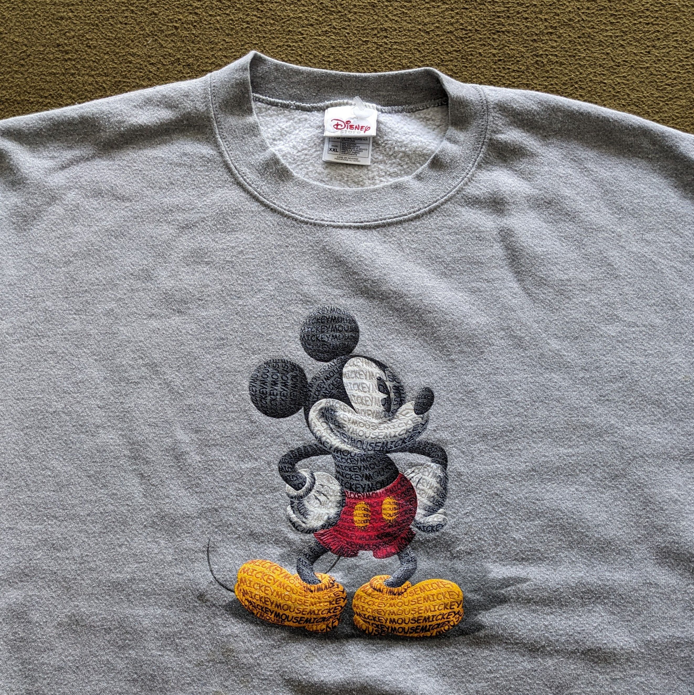 Vintage Vintage Mickey Mouse Disney's Cartoon T-shirt Size US XXL / EU 58 / 5 - 2 Thumbnail