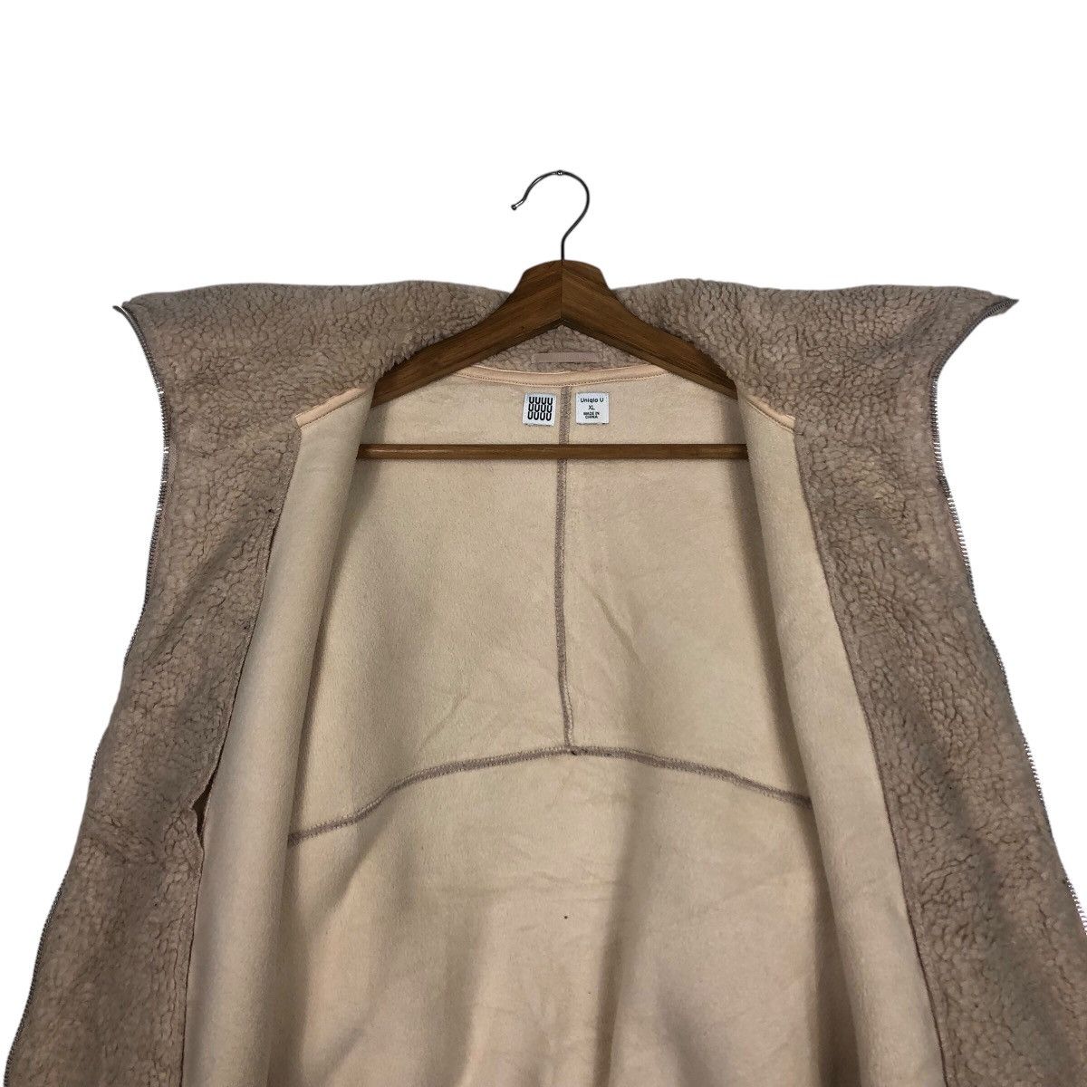 Japanese Brand 📌Vintage High Collar Fleece Bomber Jacket Uniqlo Undercover Size US XL / EU 56 / 4 - 14 Thumbnail