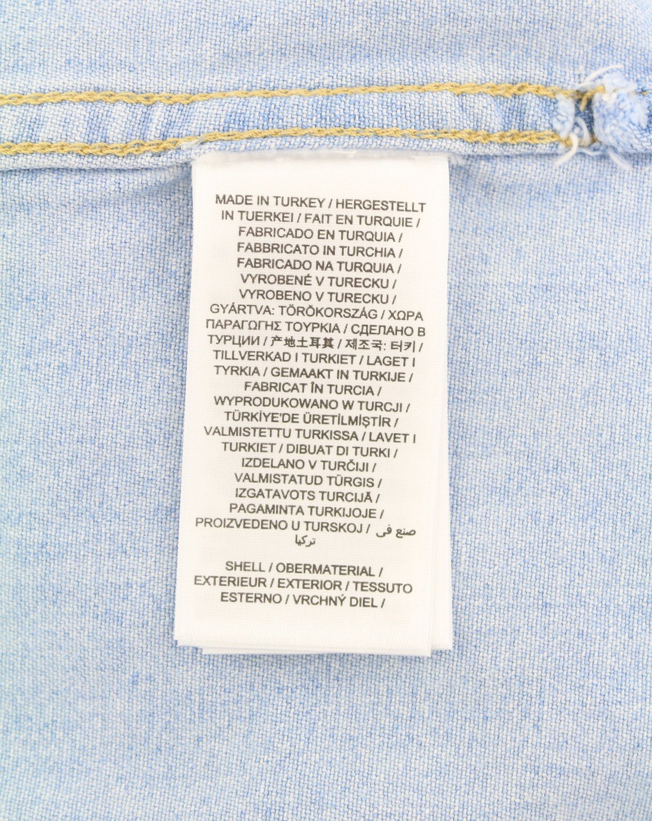 Gant REL DENIM WESTERN TOWN XL Light Blue Snap 87522 Size US XL / EU 56 / 4 - 8 Thumbnail