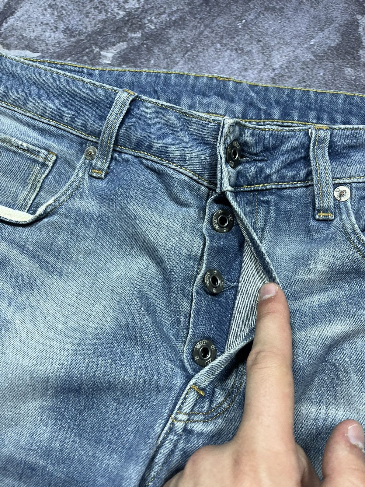G-Star G-Star RAW Jeans Denim Vintage Streetwear Y2K Pashanim Size US 33 - 9 Thumbnail