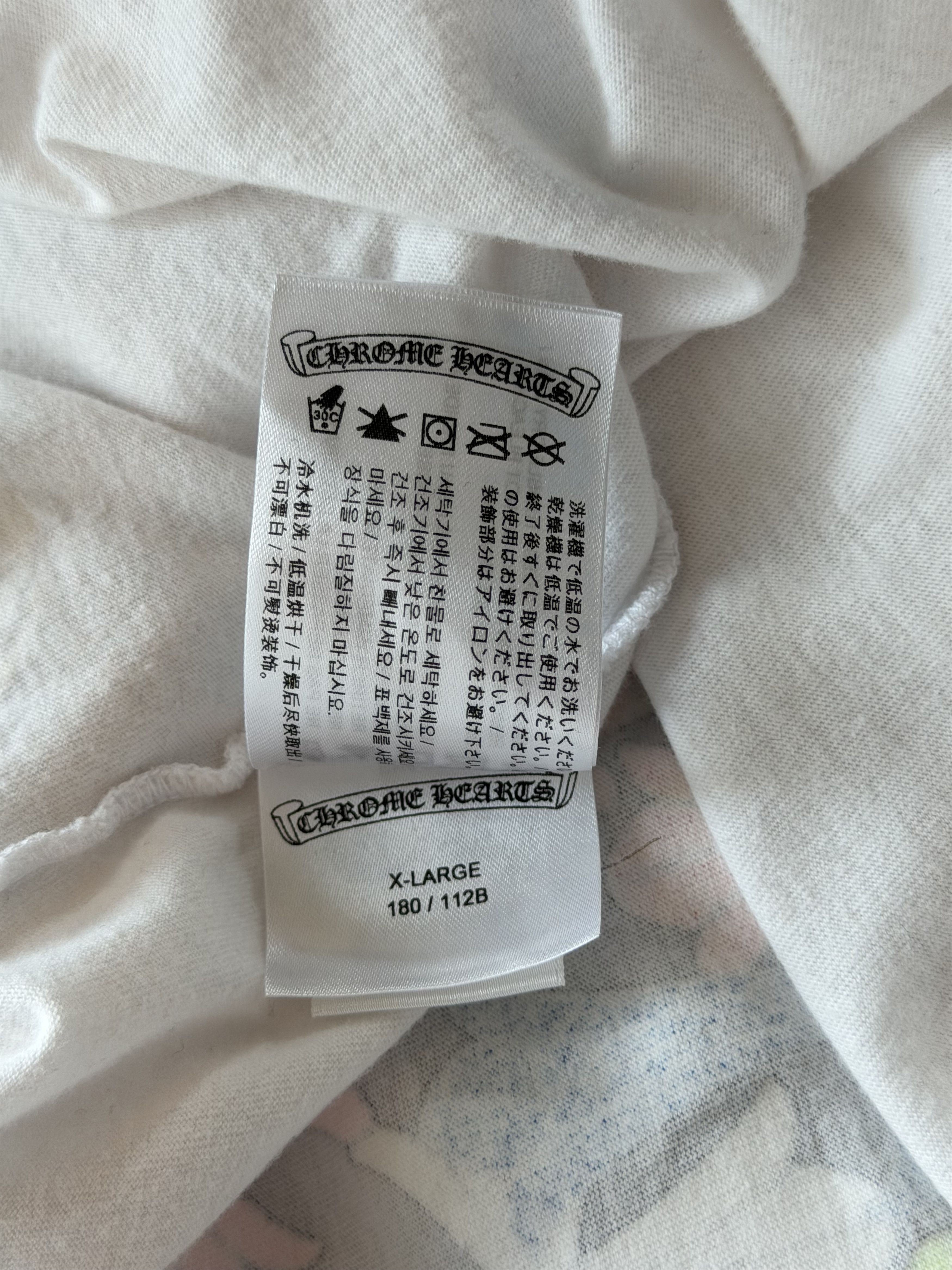 Chrome Hearts Chrome Hearts White & Multicolor Cross Longsleeve T-Shirt Size US XL / EU 56 / 4 - 6 Thumbnail