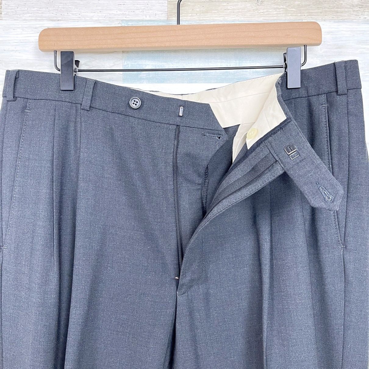 Brooks Brothers Brooks Brothers 346 Stretch Wool Suit Gray Mens 41L Size 40L - 11 Thumbnail