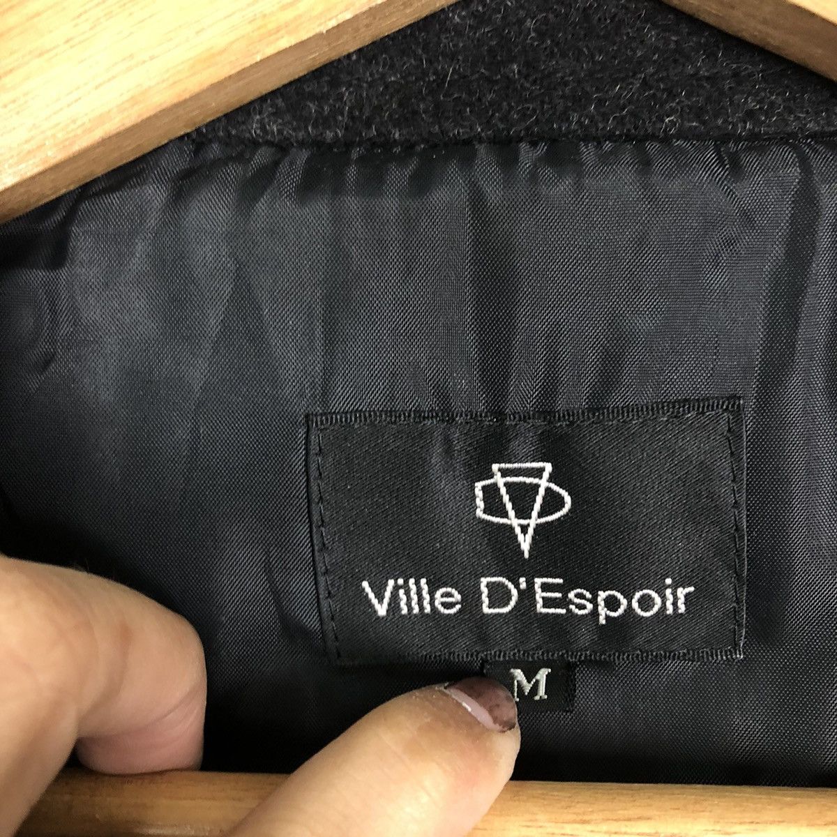 Japanese Brand VINTAGE WOOL JACKET VILLE D’ ESPOIR JAPAN ISSEY MIYAKE Size US M / EU 48-50 / 2 - 12 Thumbnail