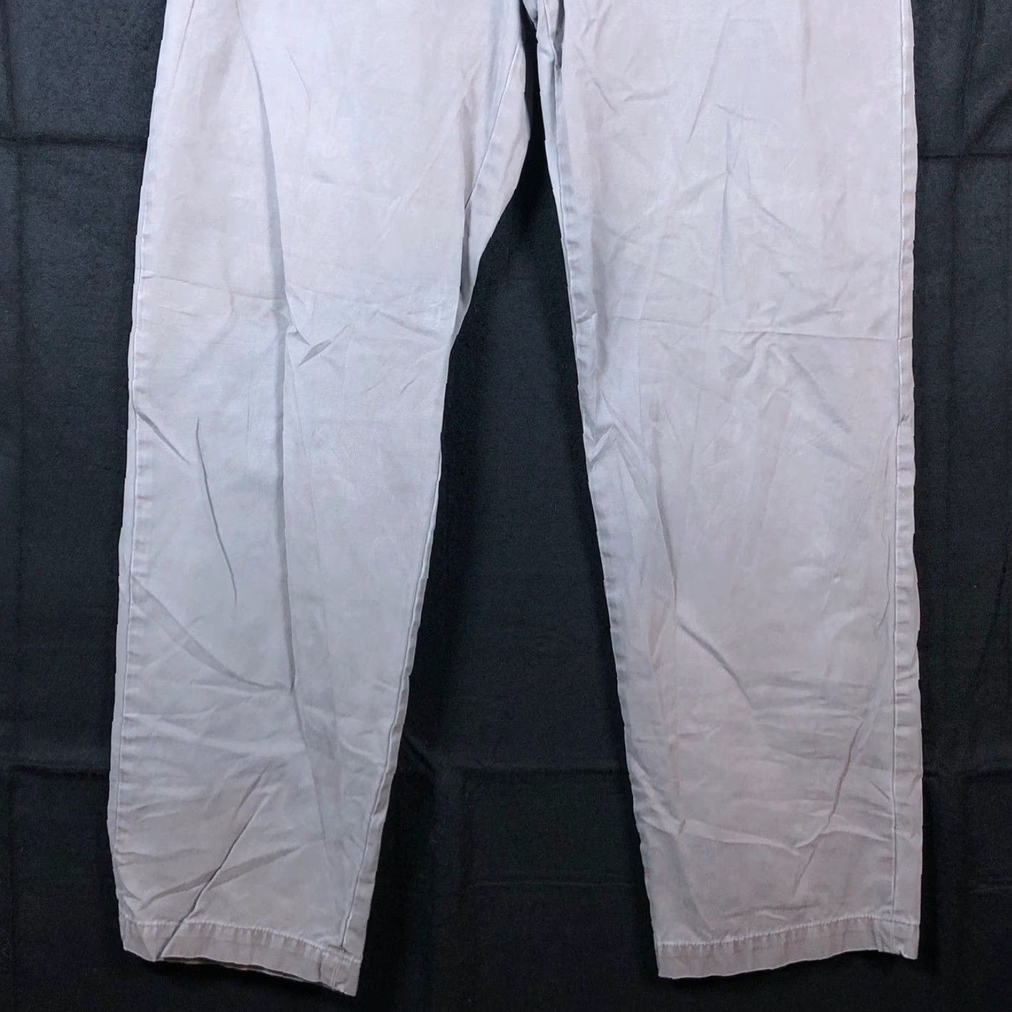 Banana Republic Banana Republic Mens Pants Gray Gavin Chino Straight 100% Cotton 33x32 Size US 33 - 3 Thumbnail
