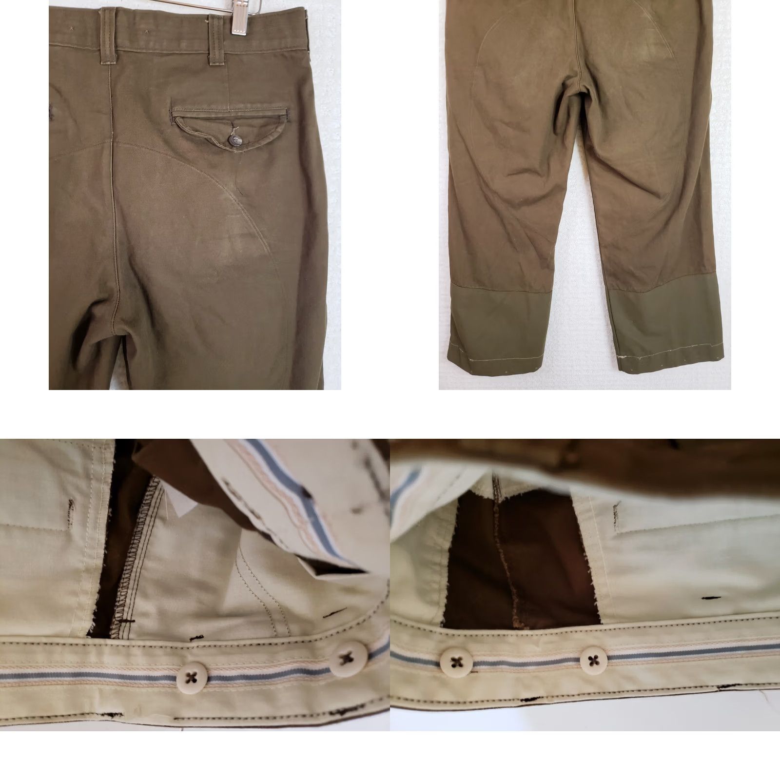 Vintage VINTAGE LL Bean Upland Brush Guard Hunting Pants Nylon Khaki Tan 34x25.5 USA Made 5-Pocket Mens Regular Straight Machine Washable Size US 34 / EU 50 - 9 Thumbnail