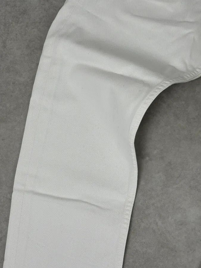 Dries Van Noten Dries Van Noten White Minimalist Denim Jeans Size US 32 / EU 48 - 10 Thumbnail