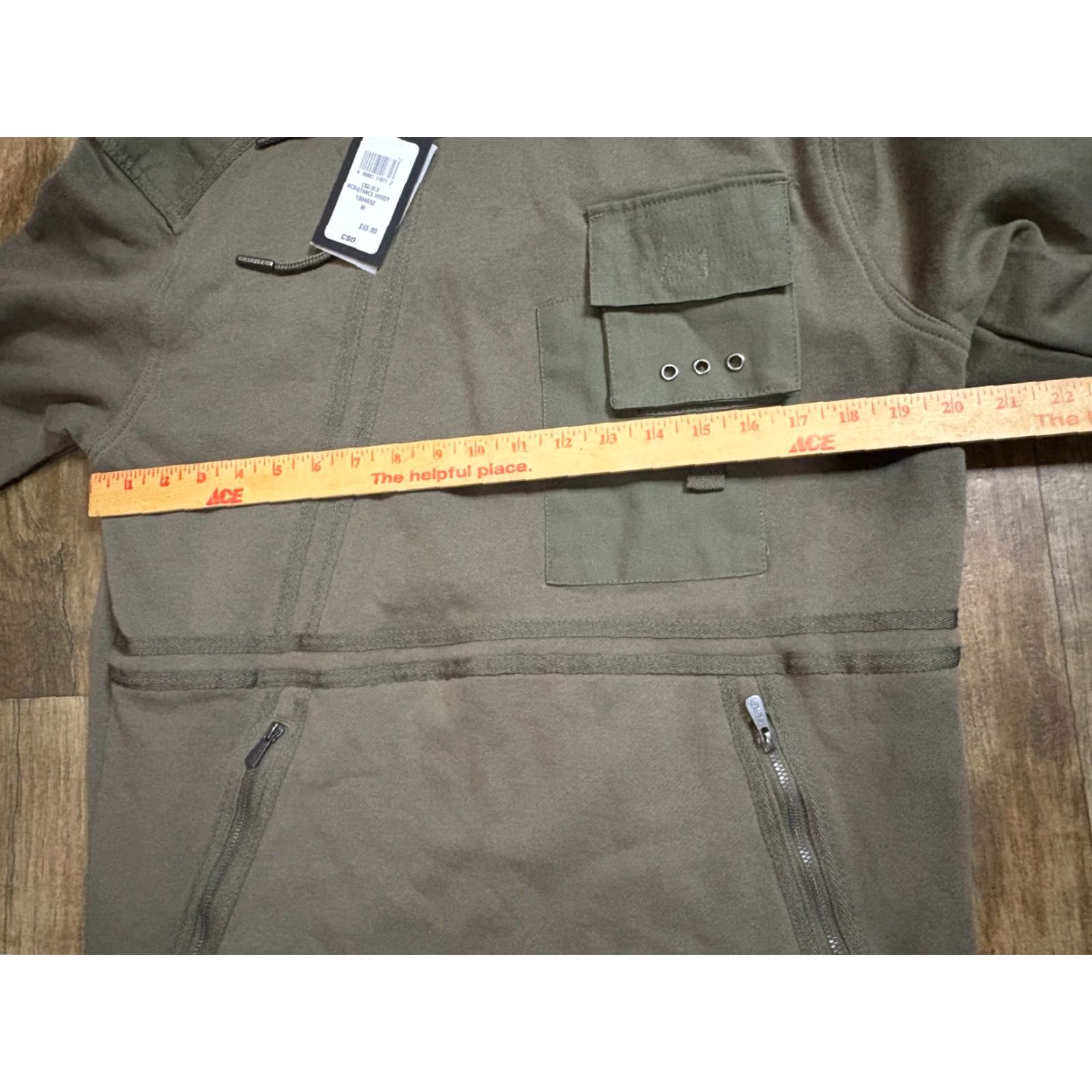 Vintage CSG Hoody Mens Medium Pullover Sweatshirt Resistance Collection Pocket Hoodie Black Mens Pullover Sweatshirt Outdoors Sports Size US M / EU 48-50 / 2 - 3 Thumbnail