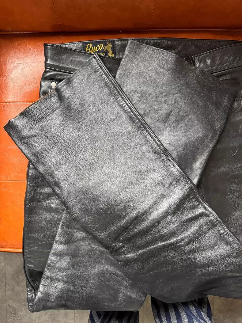 The Real McCoy's The Real McCoys SiseM Leather Pants Size US 30 / EU 46 - 3 Thumbnail