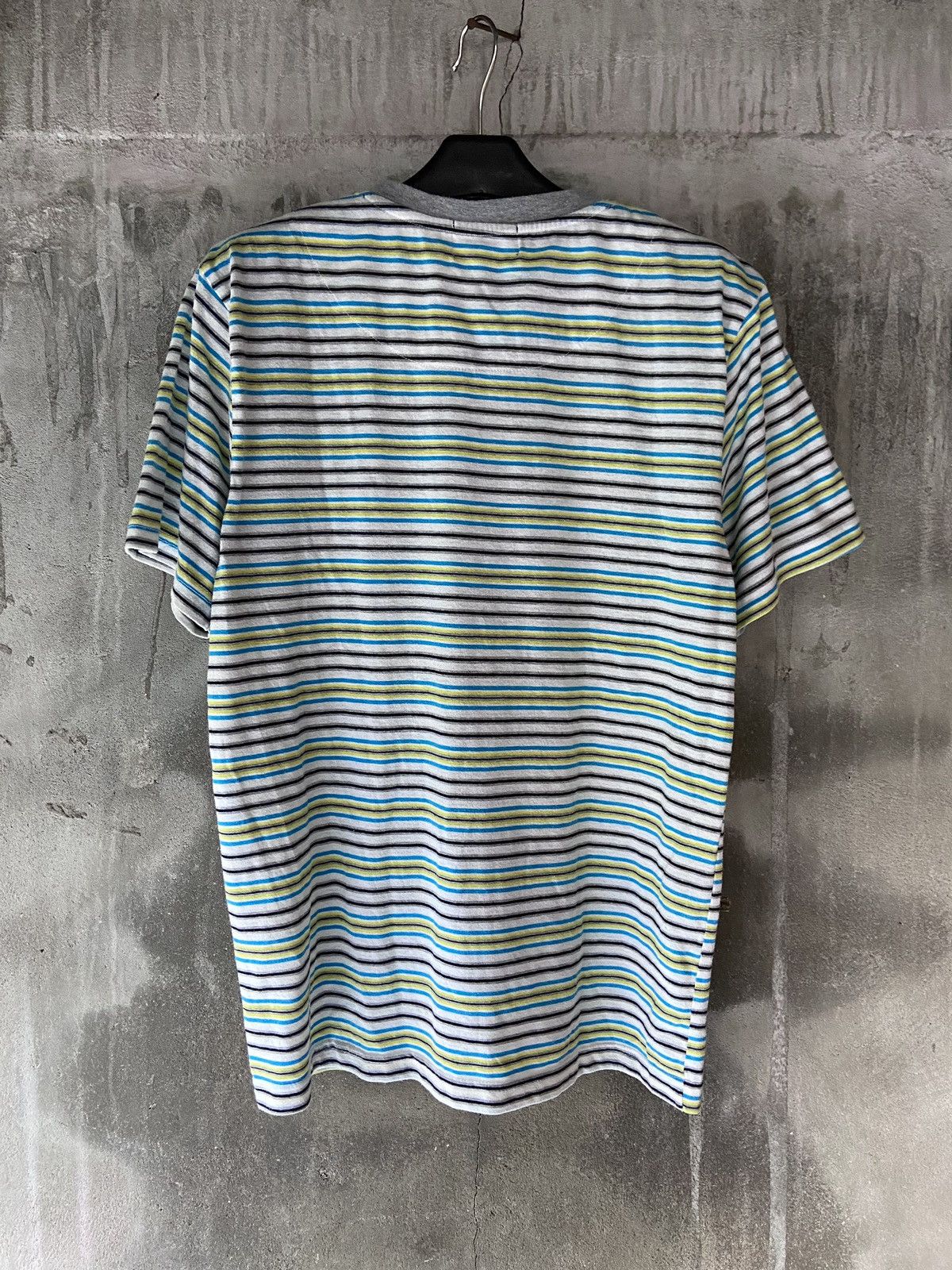 Japanese Brand THE BEATLES KNIT 2 IN 1 SACSNY STRIPED TEE Size US M / EU 48-50 / 2 - 14 Thumbnail