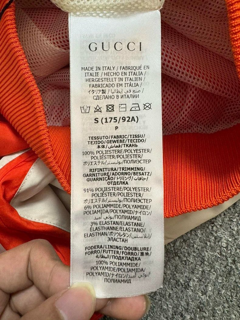 Gucci Gucci Orange Colorblock Zip Jacket-2506 Size US S / EU 44-46 / 1 - 4 Thumbnail