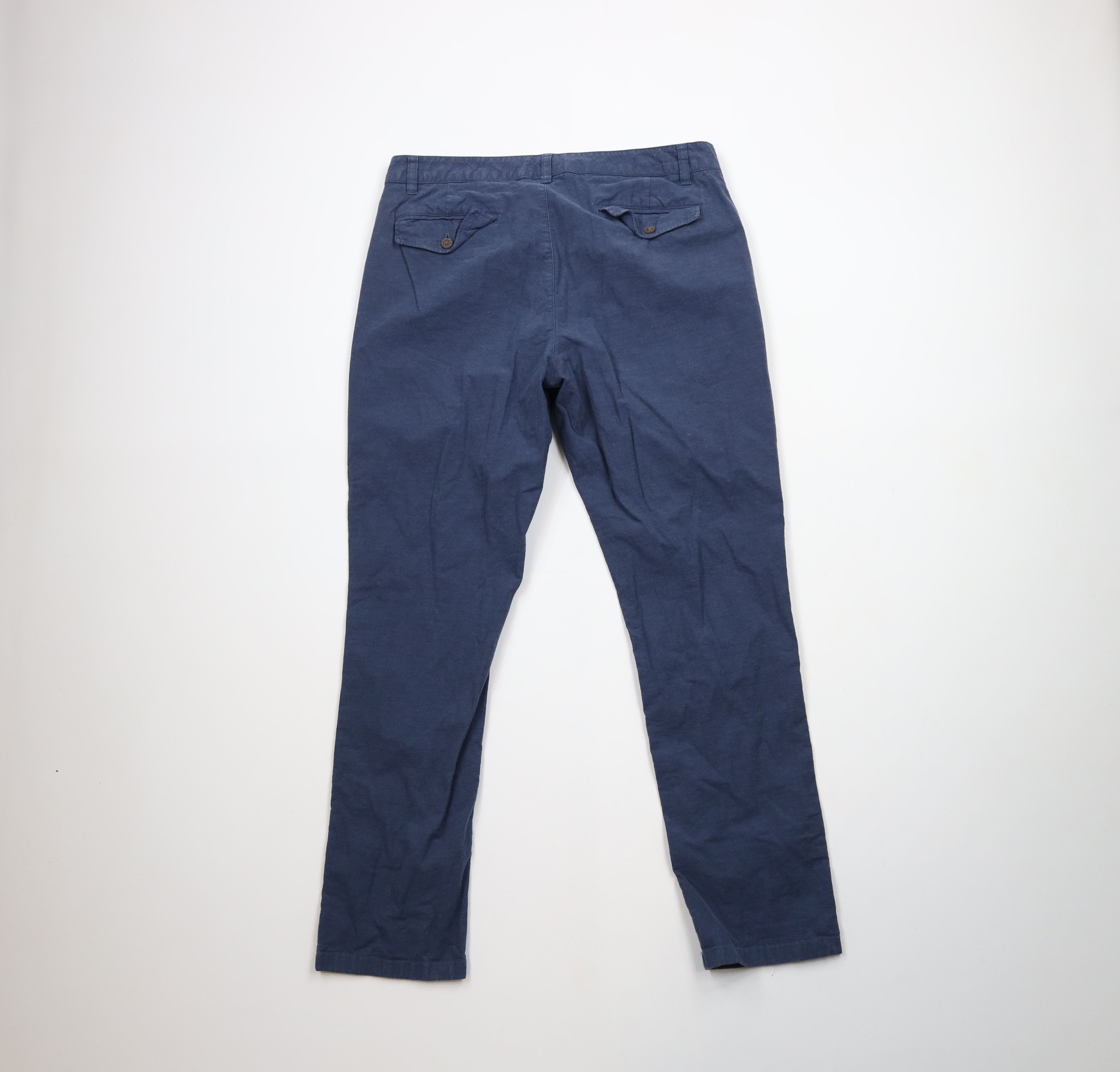 Bonobos × Vintage Bonobos Lightweight Tailored Fit Chino Pants Trousers Blue Size US 34 / EU 50 - 12 Thumbnail