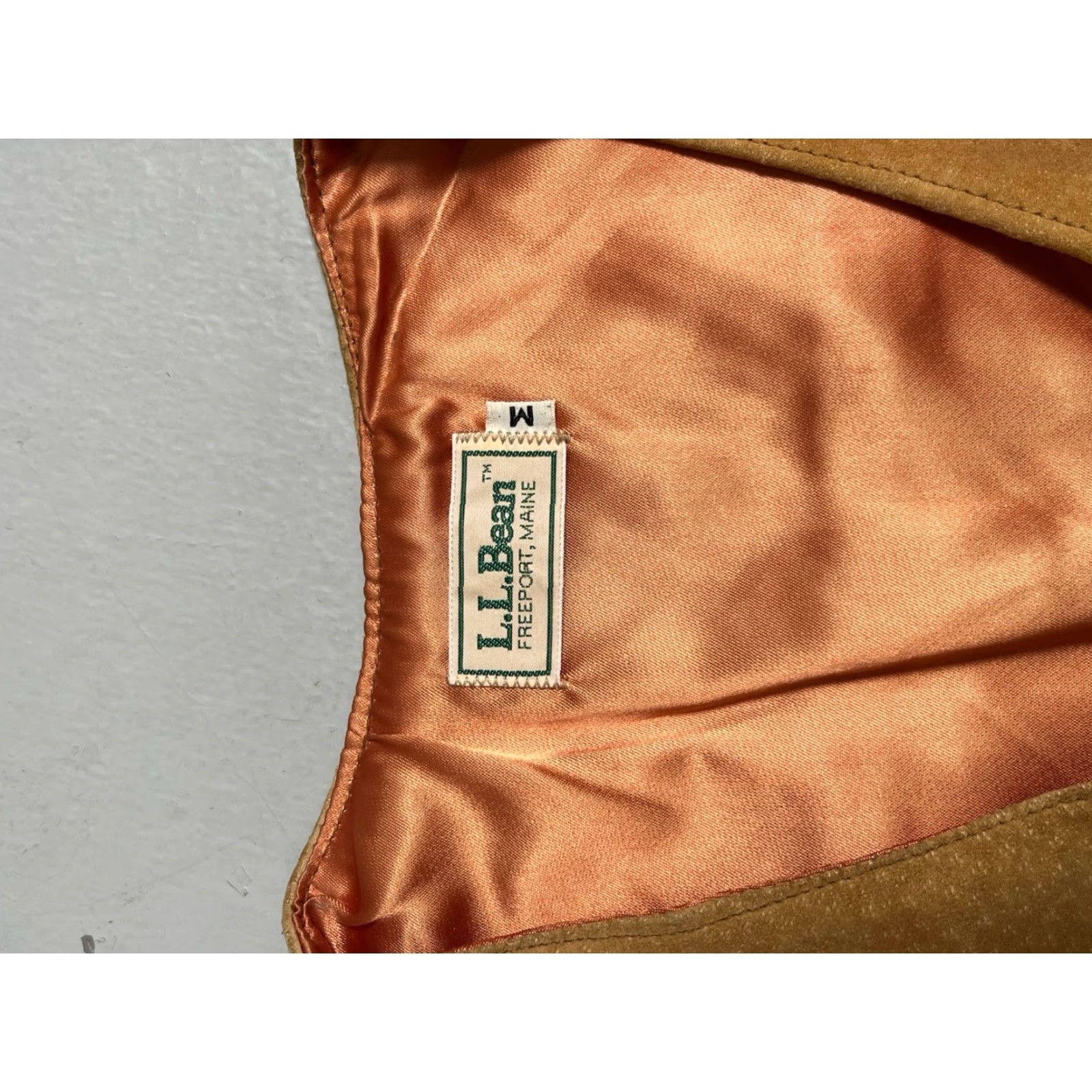 Vintage VINTAGE LL Bean Vest Leather Work Lined M Brown Unisex Adults 80s 90s Cowboy Western Americana Punk Workwear Mens Size US M / EU 48-50 / 2 - 6 Thumbnail