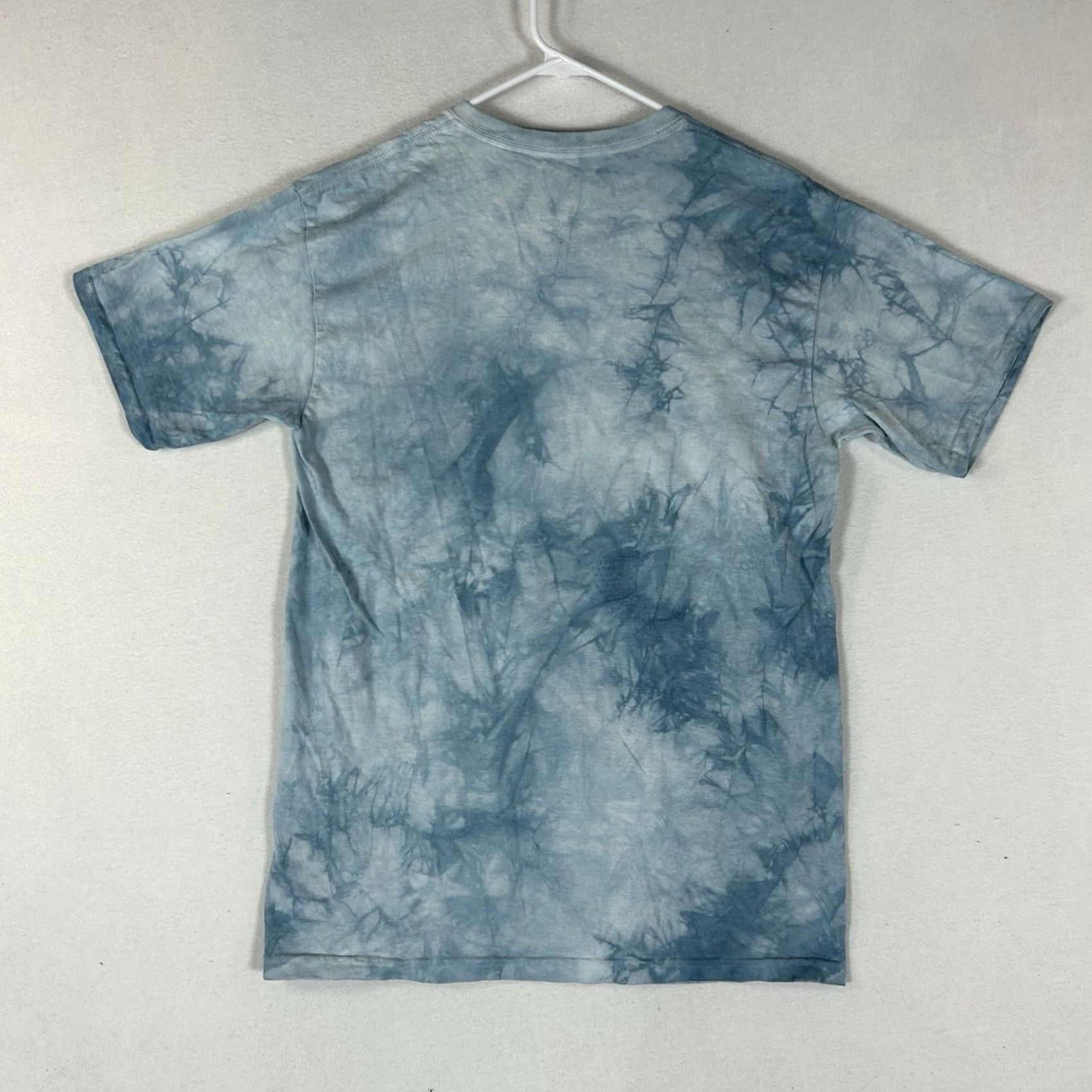 The Mountain The Mountain Tie Dye Short Sleeve Graphic Tee Unisex M Blue Dog Psychedelic Art Shirt Size US 31 - 4 Thumbnail