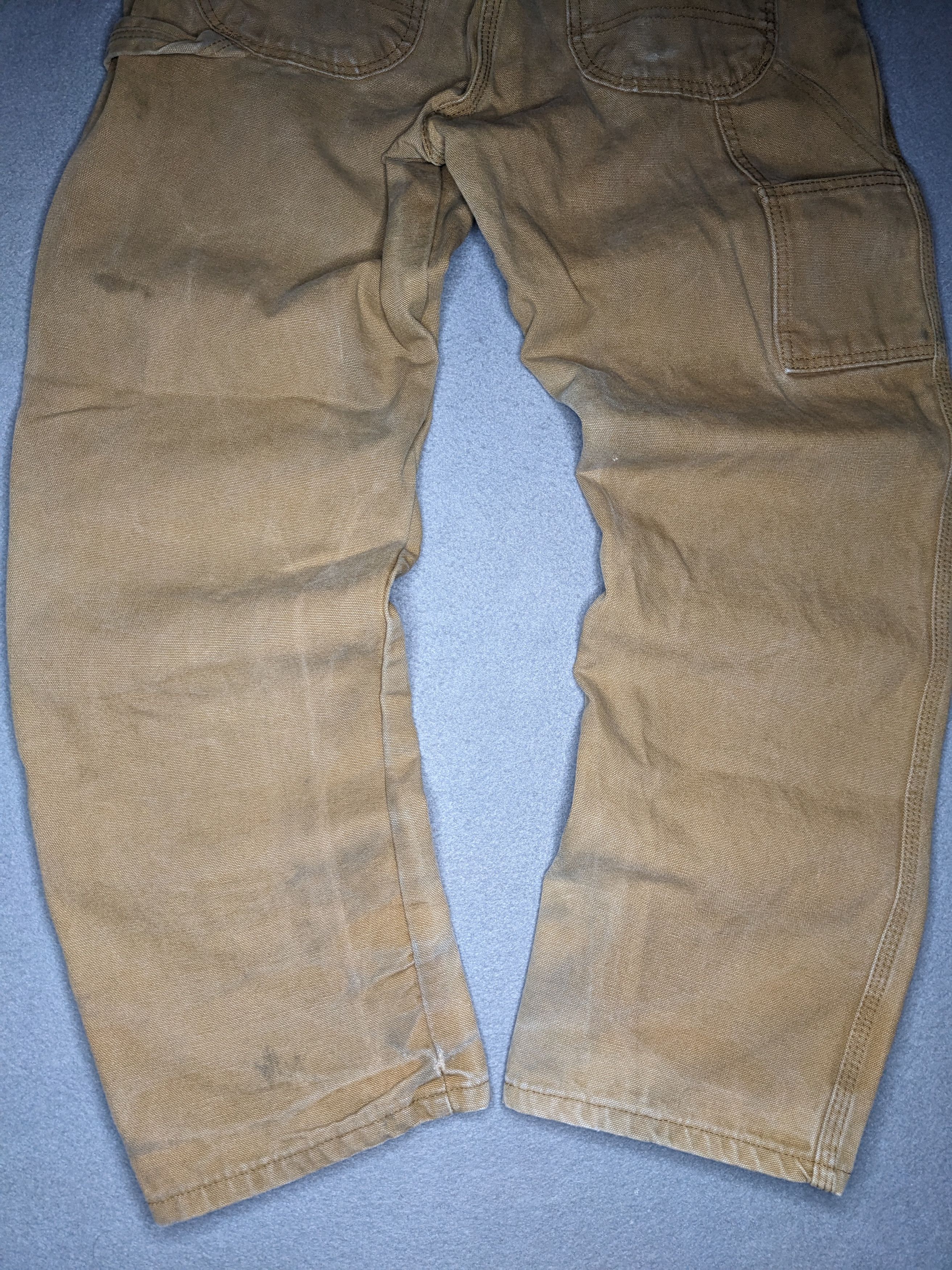 Dickies Dickies Carpenter Pants 30x30 Canvas Beige Distressed Faded Size US 30 / EU 46 - 7 Thumbnail