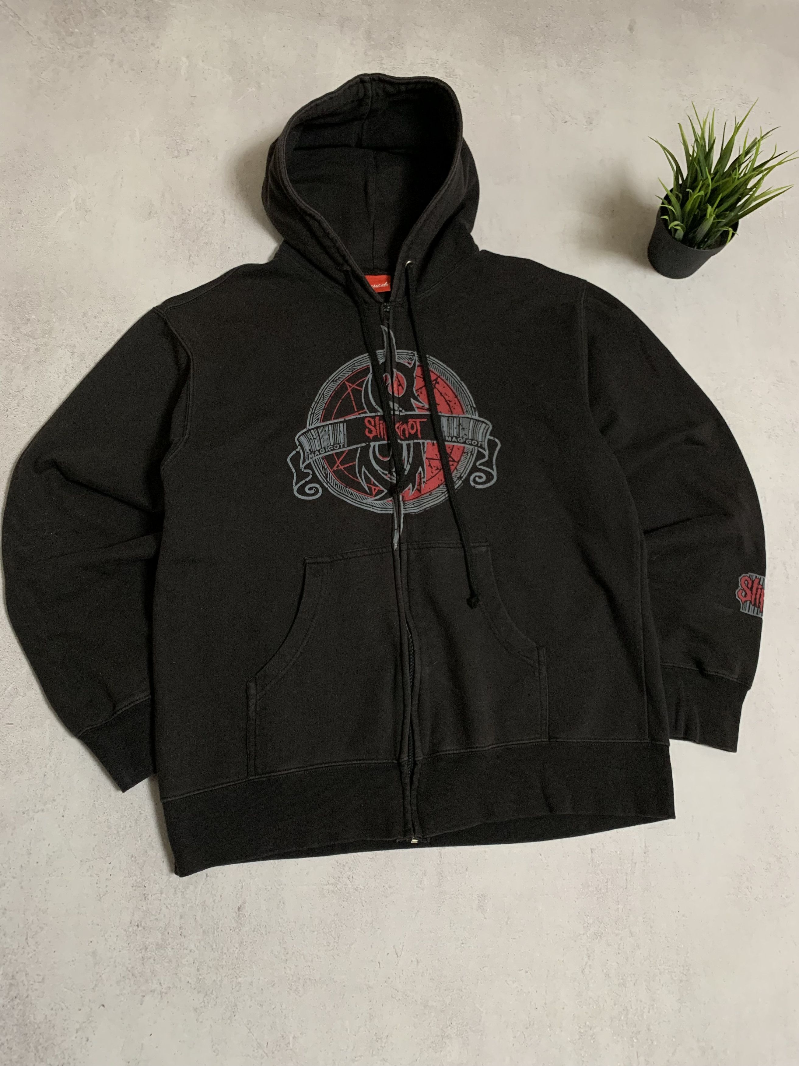 Band Tees × Vintage Vintage Slipknot Hoodie 2007 Big Logo Baggy Y2K Crazy 90s Size US L / EU 52-54 / 3 - 2 Thumbnail