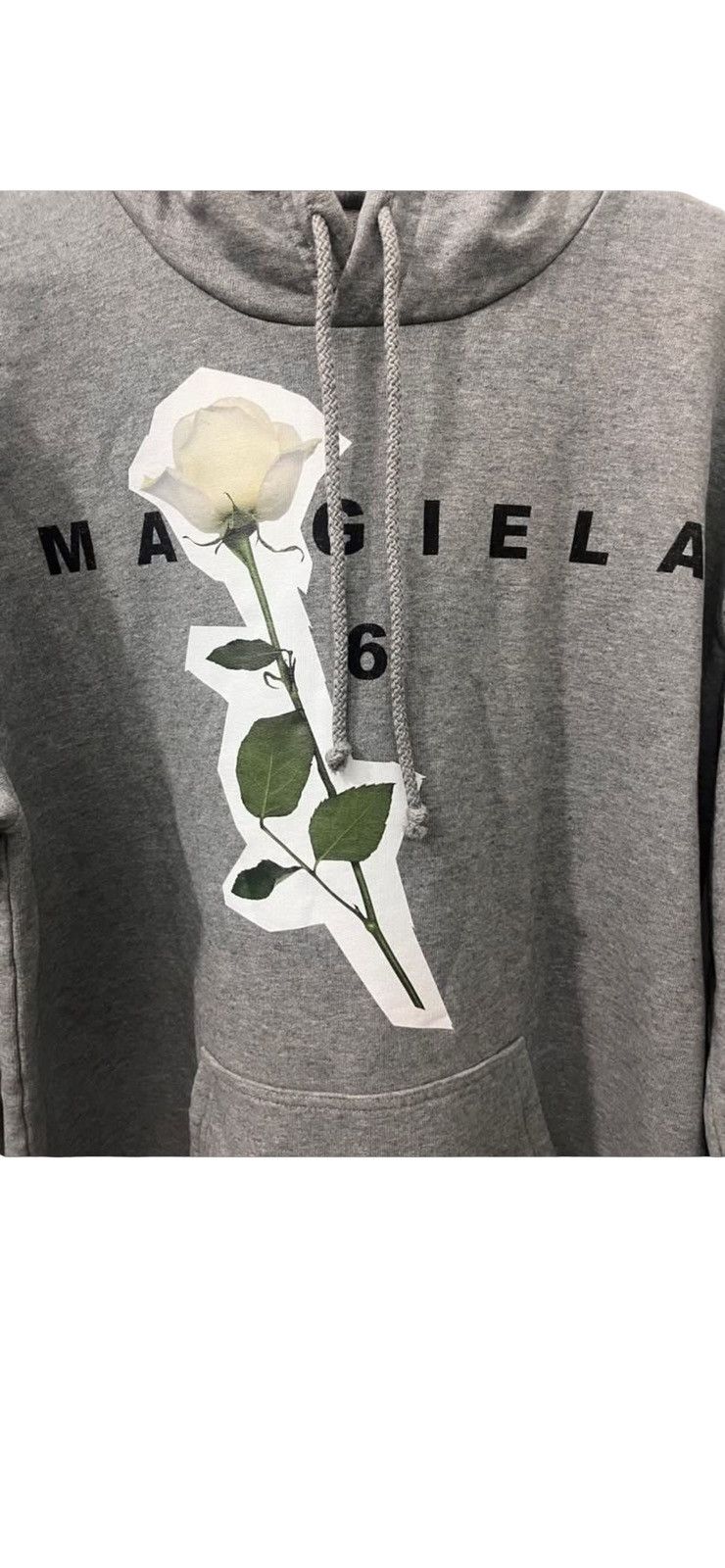 Maison Margiela Maison Margiela MM6 Floral Printed Hoodie Size US S / EU 44-46 / 1 - 3 Thumbnail