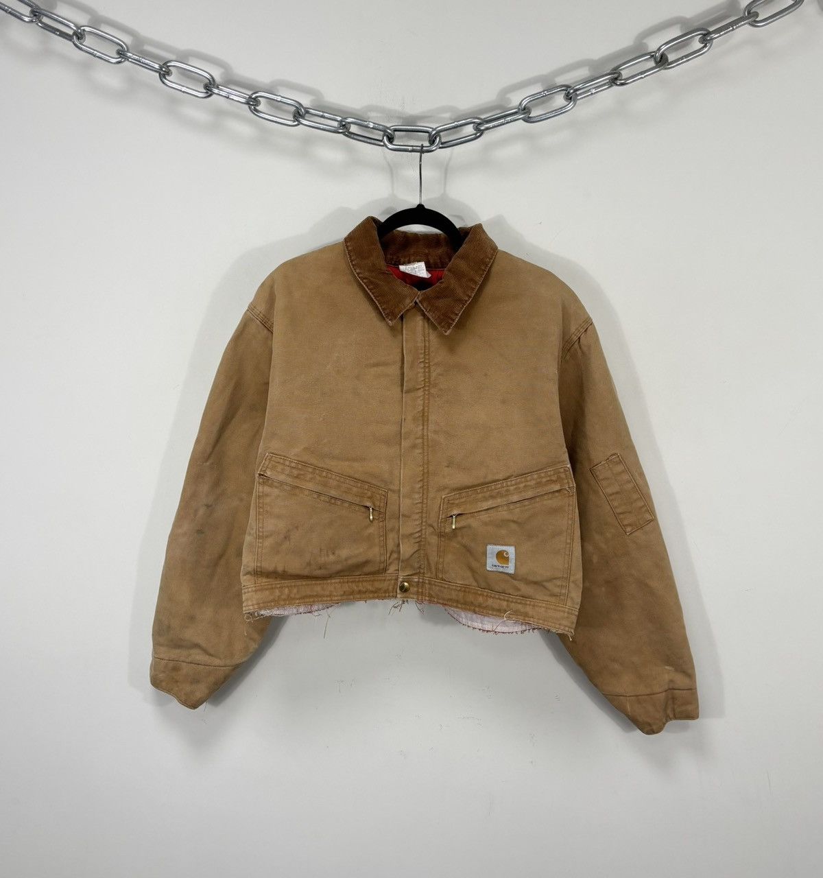 Carhartt Vintage 90s Carhartt USA Workwear Y2K Boxy Cropped Jacket Size US L / EU 52-54 / 3 - 1 Thumbnail