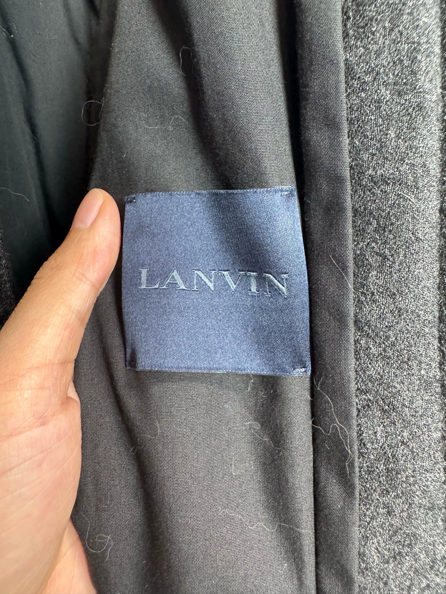 Lanvin Lanvin color blocked corduroy cashmere zipper jacket Size US L / EU 52-54 / 3 - 5 Thumbnail