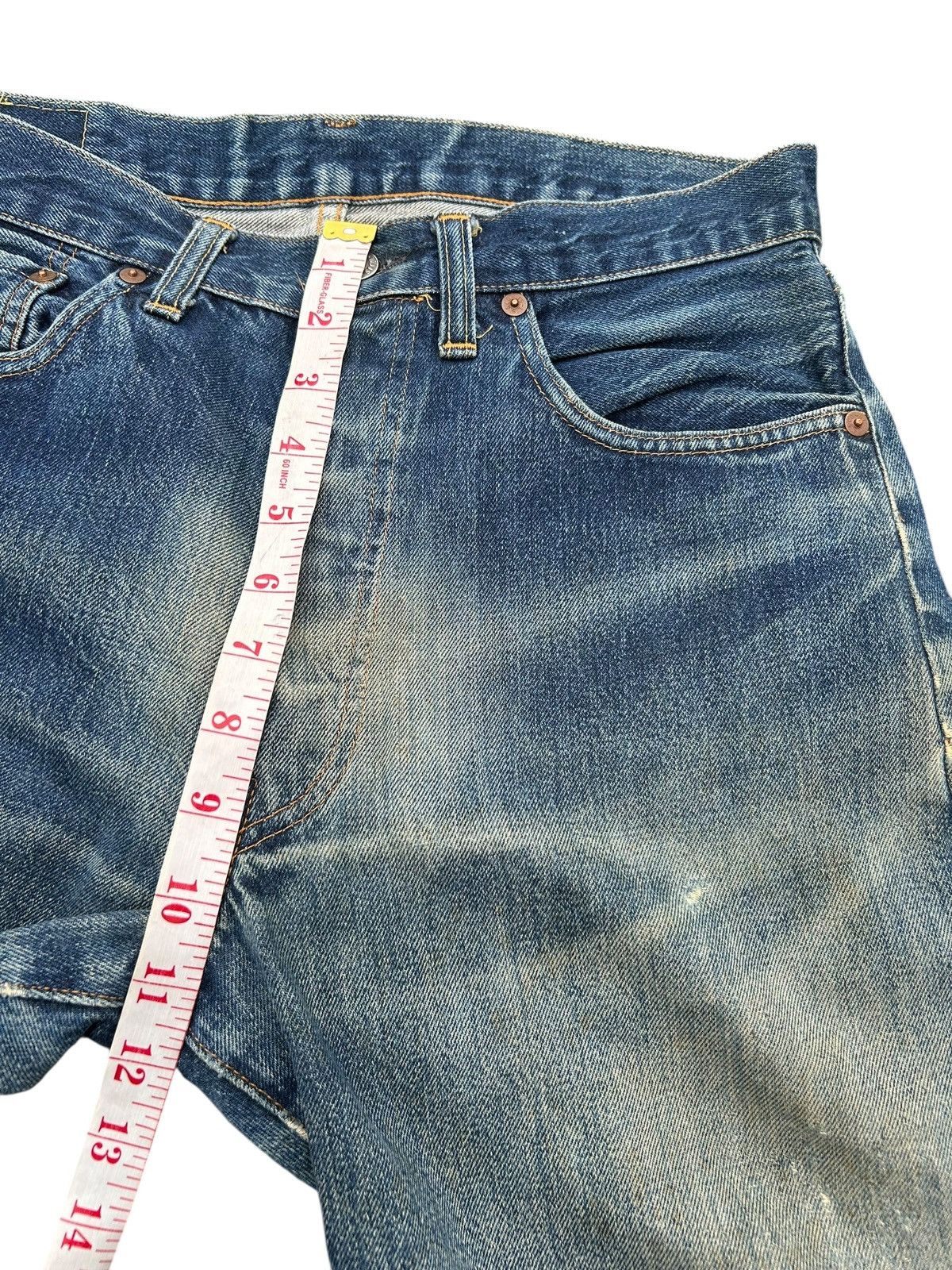 Kapital × Levi's × Vintage Vintage Levi's 501XX Selvedge Reconstructed Repair Denim Size US 31 - 19 Thumbnail
