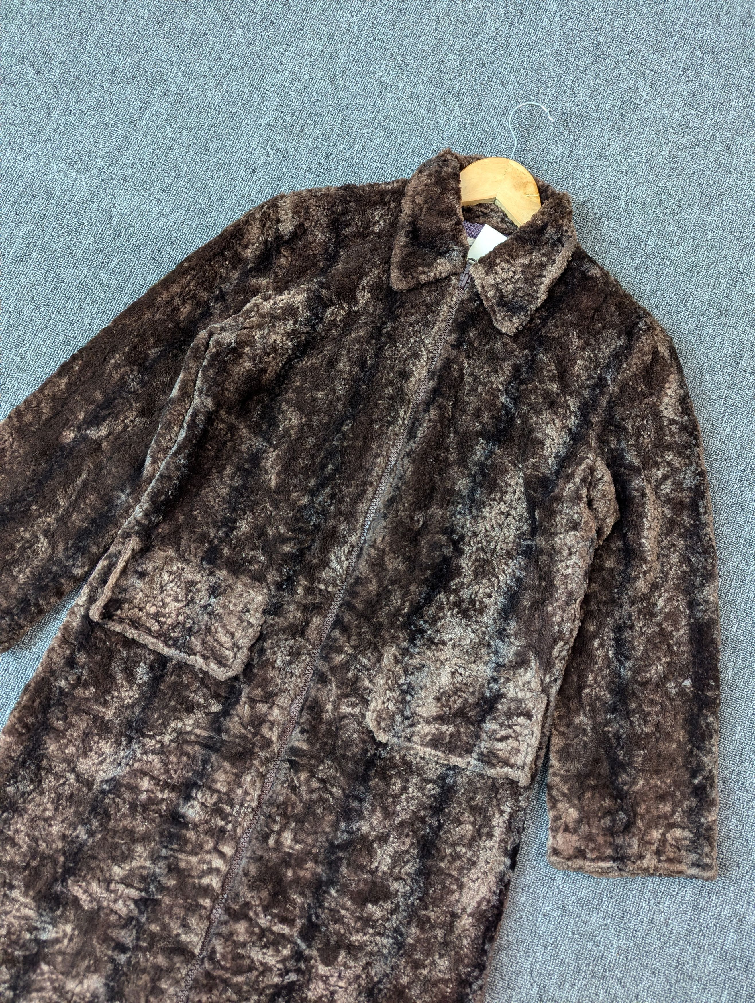 Japanese Brand × Vintage K.A.T Faux Fur Rayon Long Coat Zipper Jacket Size M Size M / US 6-8 / IT 42-44 - 1 Thumbnail