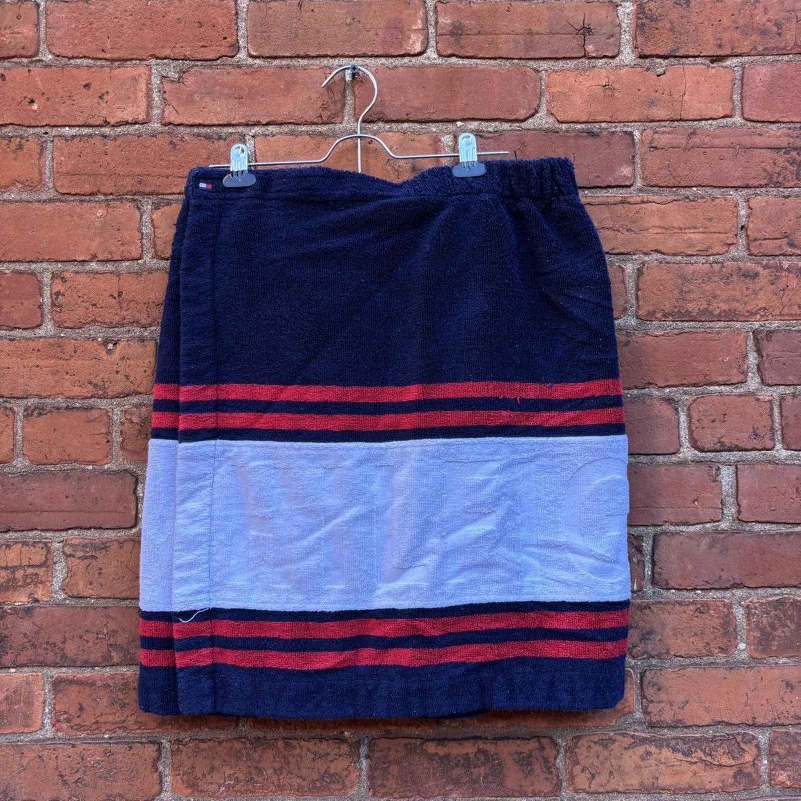 Tommy Hilfiger Vintage Tommy Hilfiger beach towel wrap 00s OS Size ONE SIZE - 1 Thumbnail
