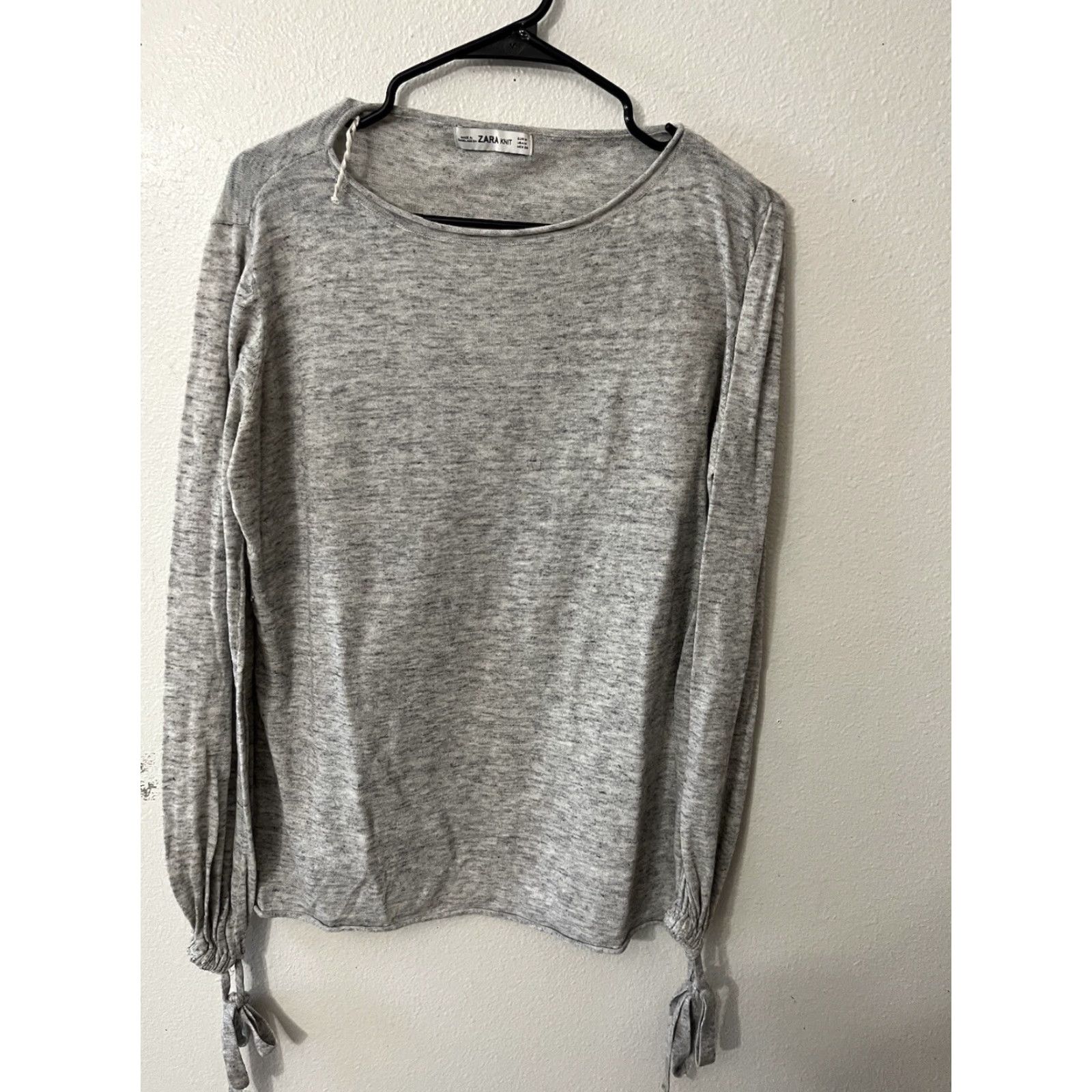 Zara Zara Knit Pullover Sweater Medium Gray Women's Casual Long Sleeve Size M / US 6-8 / IT 42-44 - 3 Thumbnail