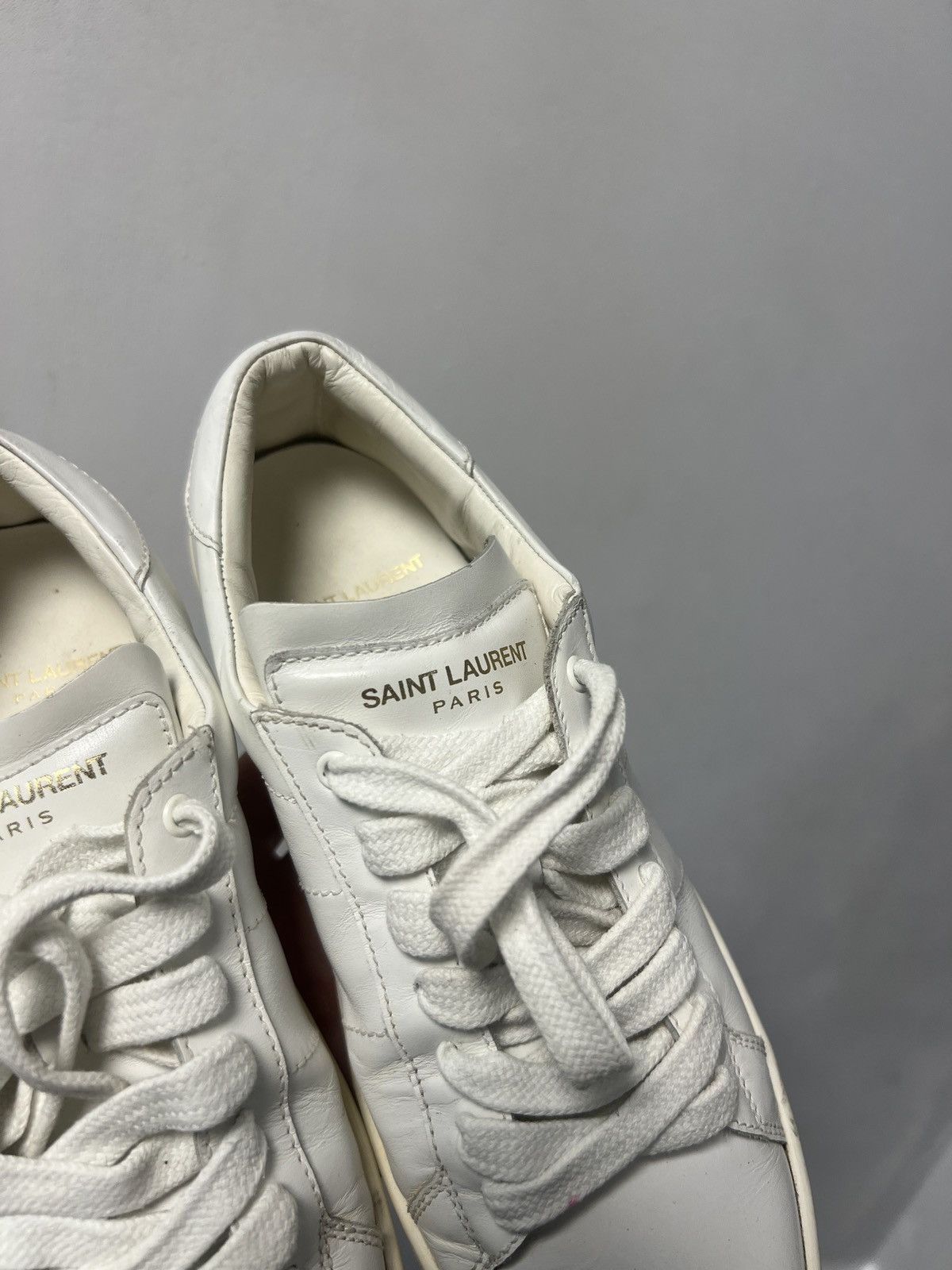 Saint Laurent Paris Saint Laurent Paris Womens Shoes Size 36 White Size US 5 / IT 35 - 2 Thumbnail